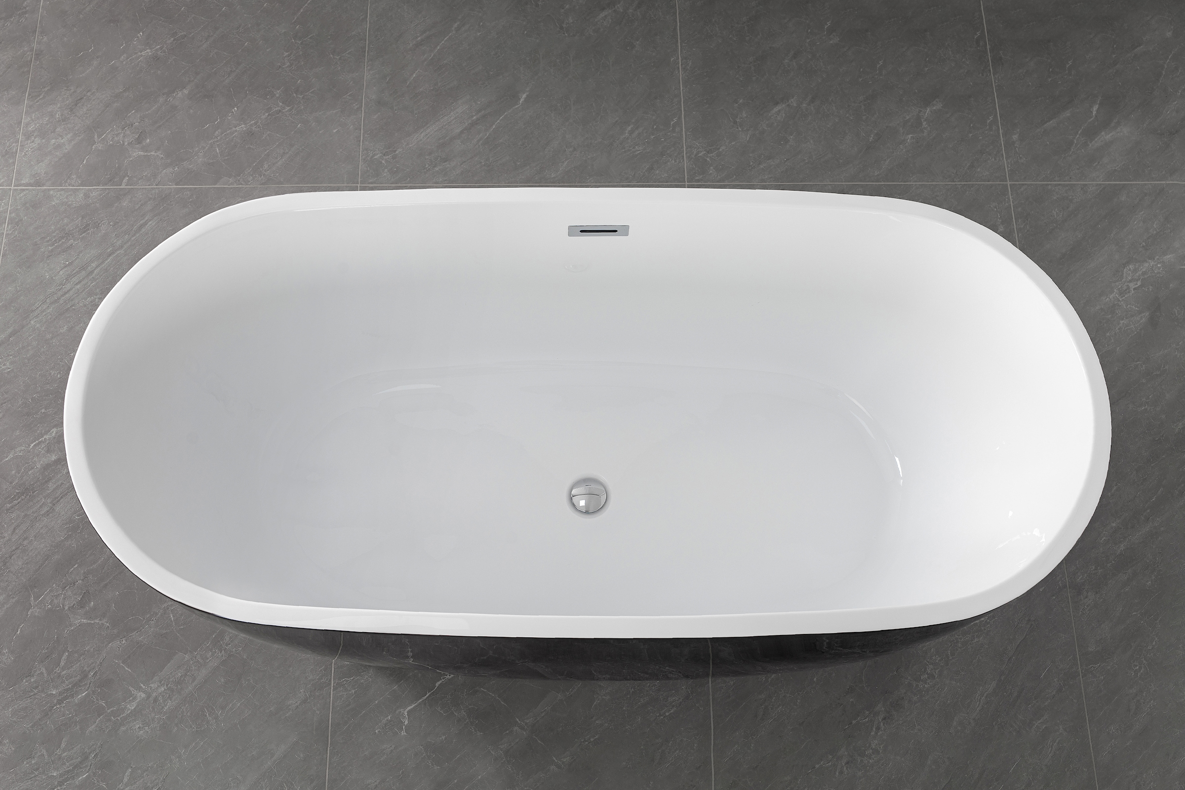 Sanotechnik Badewanne »CUBA« Höhe 61 cm Vorrichtung für Ablaufschlauch | Überlauf 175x80x61cm, aus Acryl