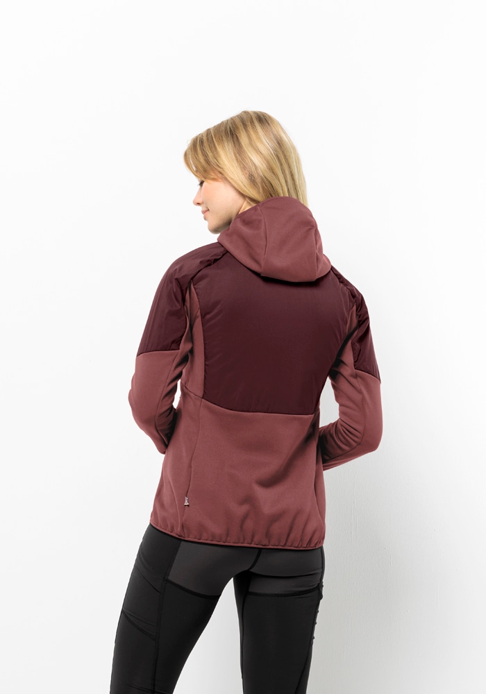 Jack Wolfskin Kapuzenfleecejacke »ALPGRAT PRO INS FZ W«, mit Kapuze