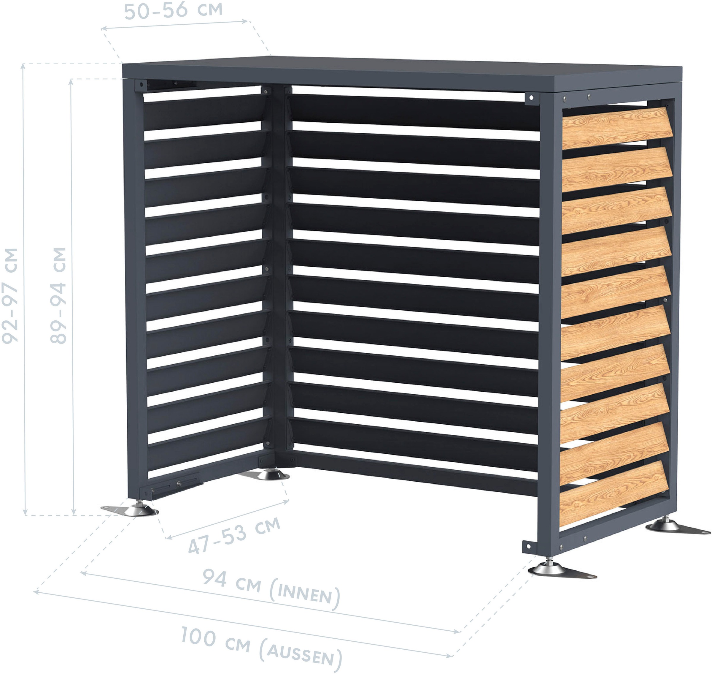 WESTMANN Wärmepumpen-Verkleidung »Boxa S« 56x100x97cm