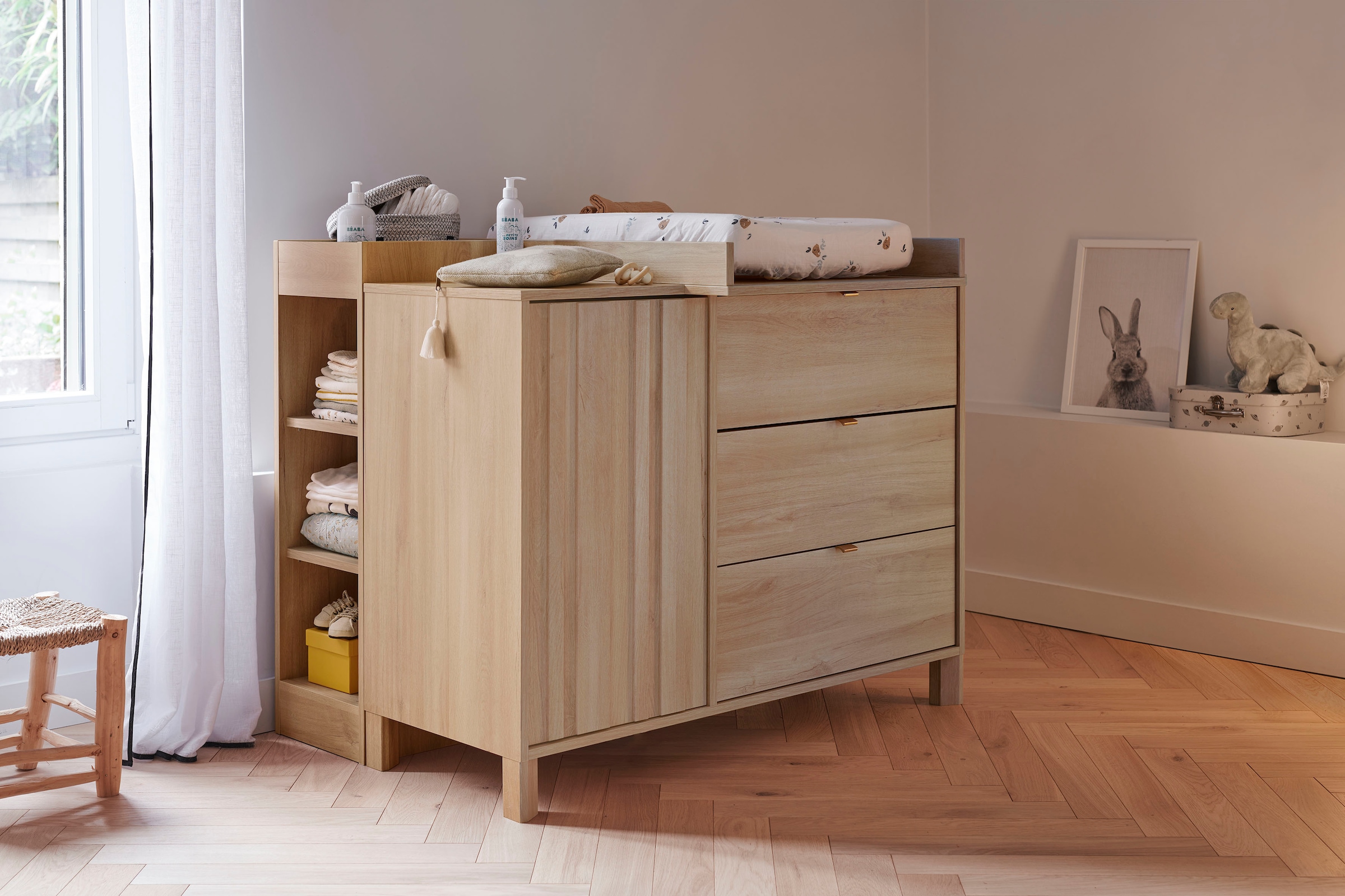 Gami Wickelkommode »Calypso Wickelkommode«, bis 100 kg, durchdachte Funktionalität – ideal zum Verstauen aller Utensilien., 113 cm