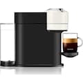 Nespresso Kapselmaschine »Vertuo Next ENV 120.W von DeLonghi, White«, inkl. Aeroccino Milchaufschäumer im Wert von 75,- UVP, 54% aus recyceltem Material