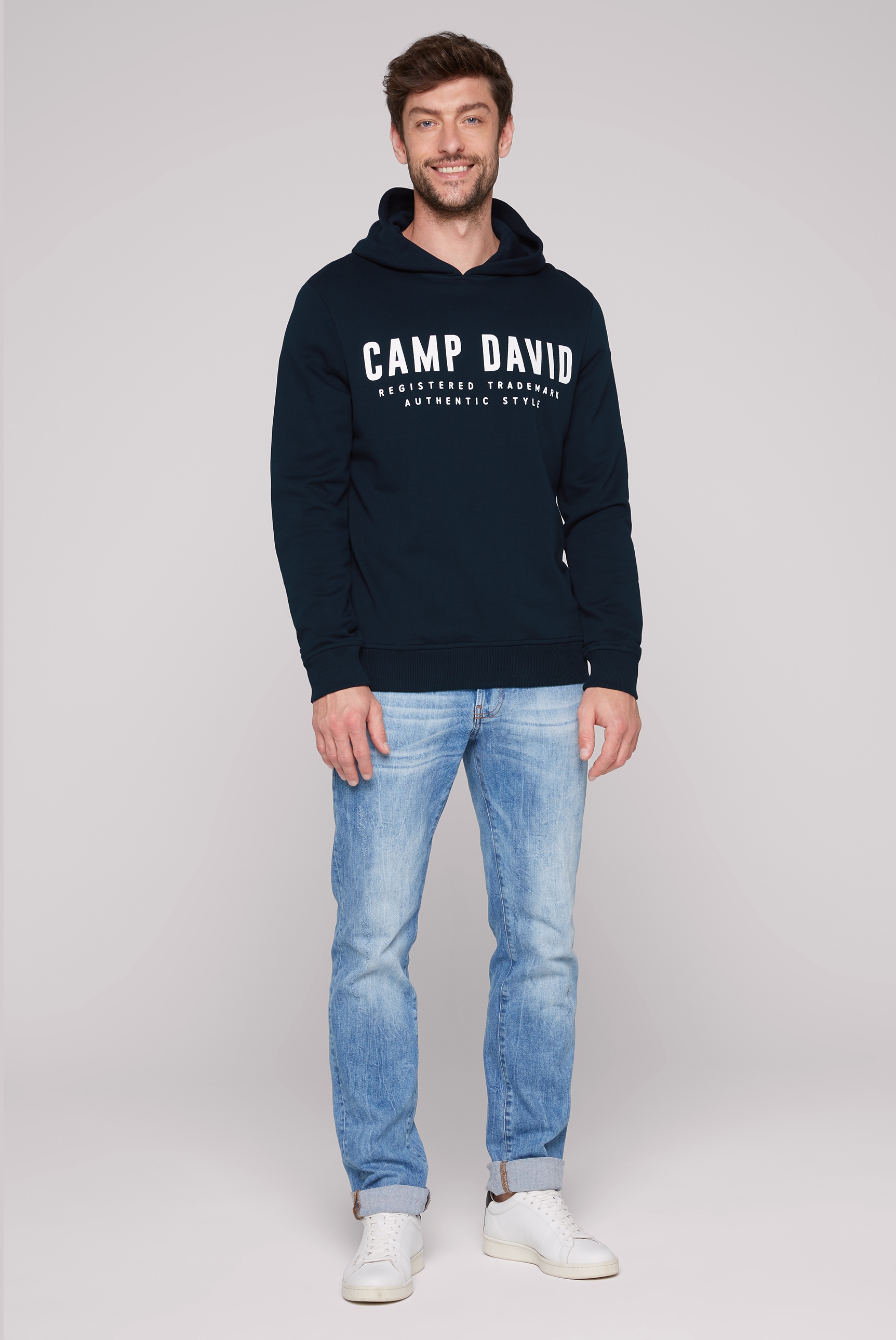 CAMP DAVID Kapuzensweatshirt, mit Logo-Print