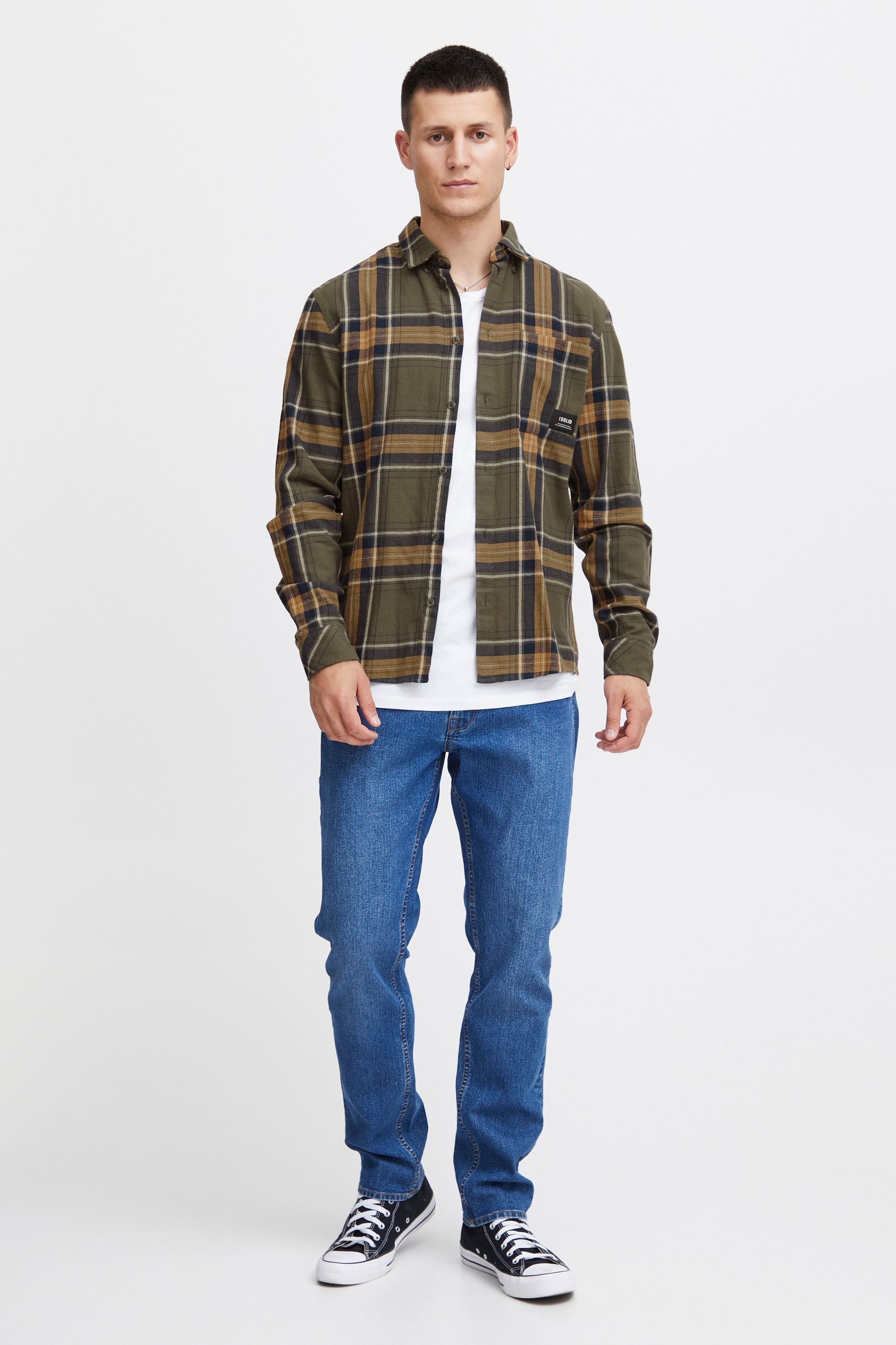 !Solid Flanellhemd »Flanellhemd SDBrandt«