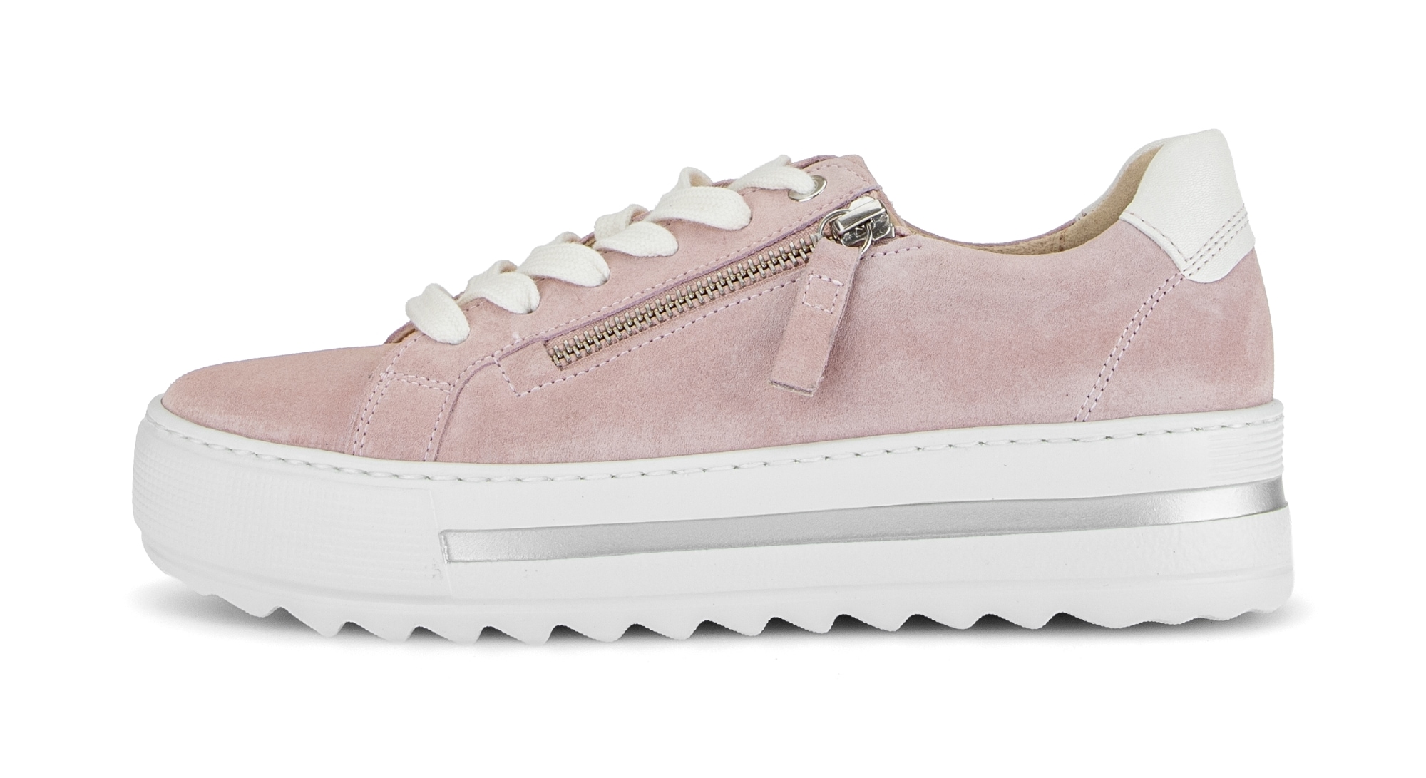 Gabor Plateausneaker »FLORENZ«  Freizeitschuh, Halbschuh, Schnürschuh mit Außenreißverschluss, G-Weite