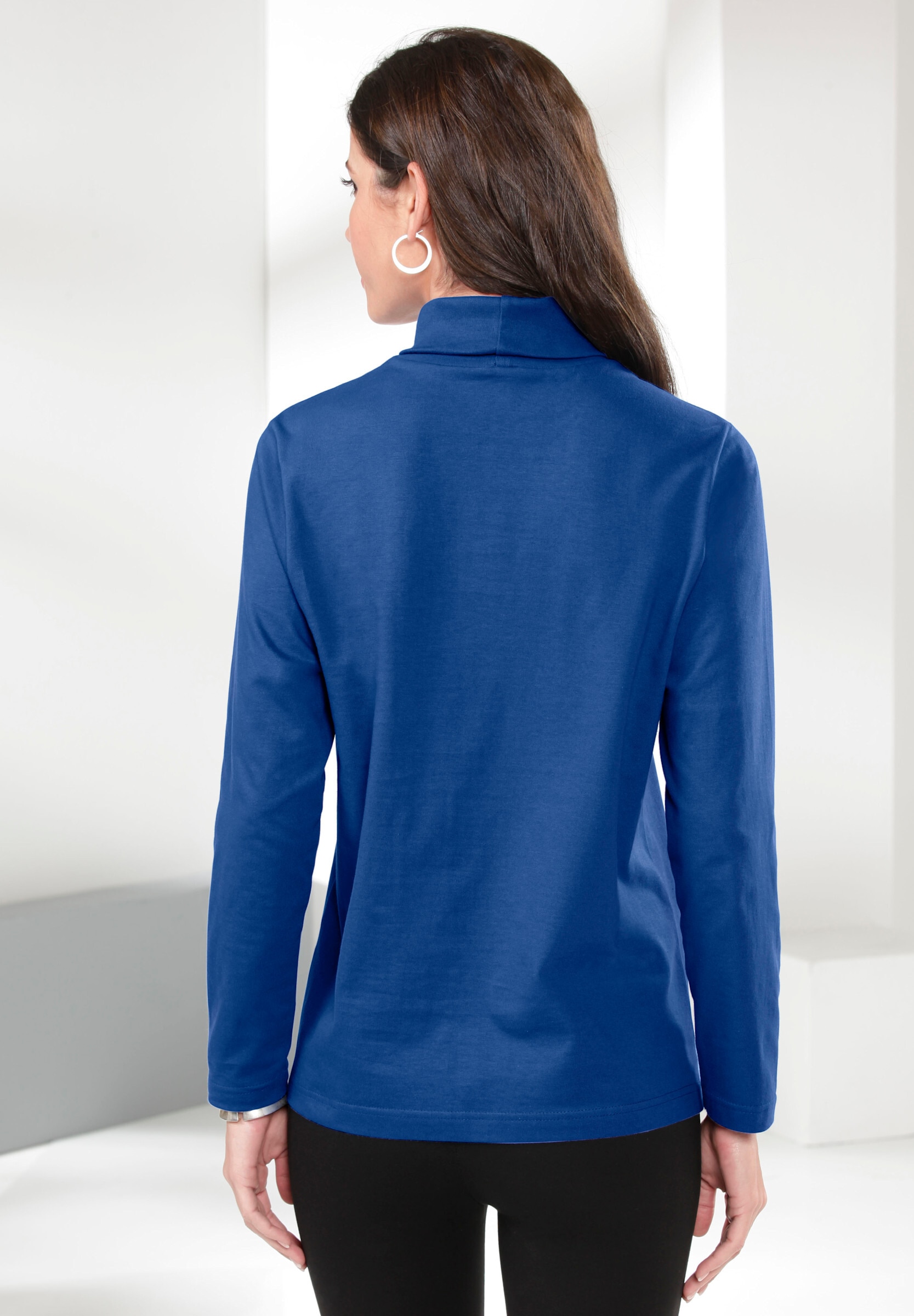 Sieh an! T-Shirt »Shirtrolli Rollkragenshirt mit langen Ärmeln«