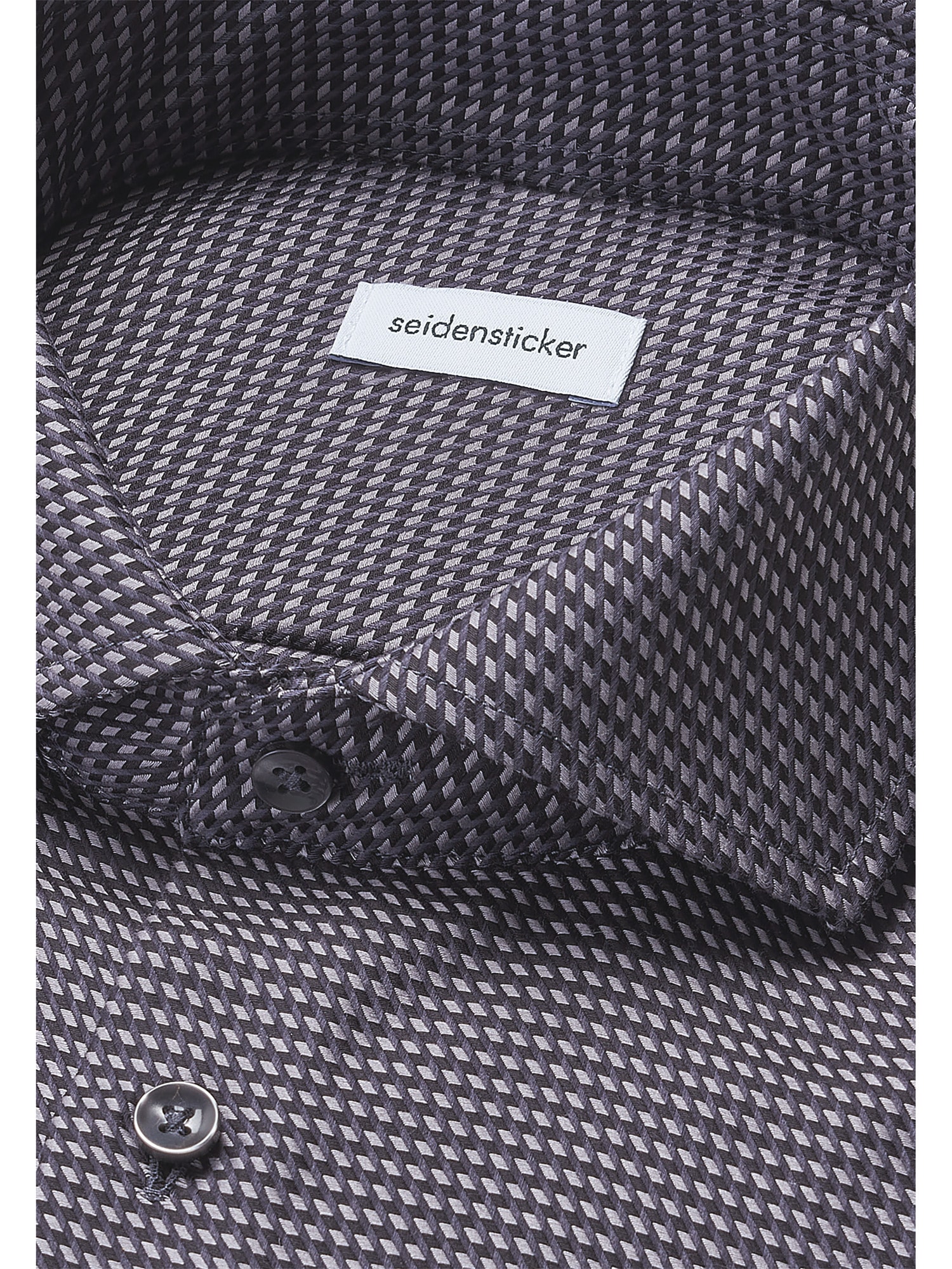 seidensticker Businesshemd »Schwarze Rose«, Regular 1/1 Kentkragen Pepita