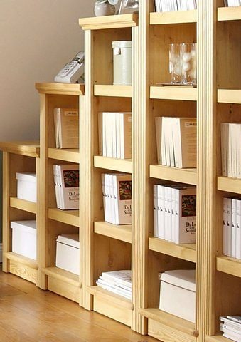Home affaire Standregal »Soeren Stege«, aus massiver Kiefer, Maße (B/T/H): 40/29/126 cm
