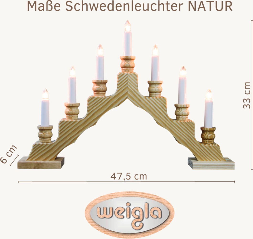 Weigla LED Lichterbogen »Schwede, Made in Germany«, 7-flammig
