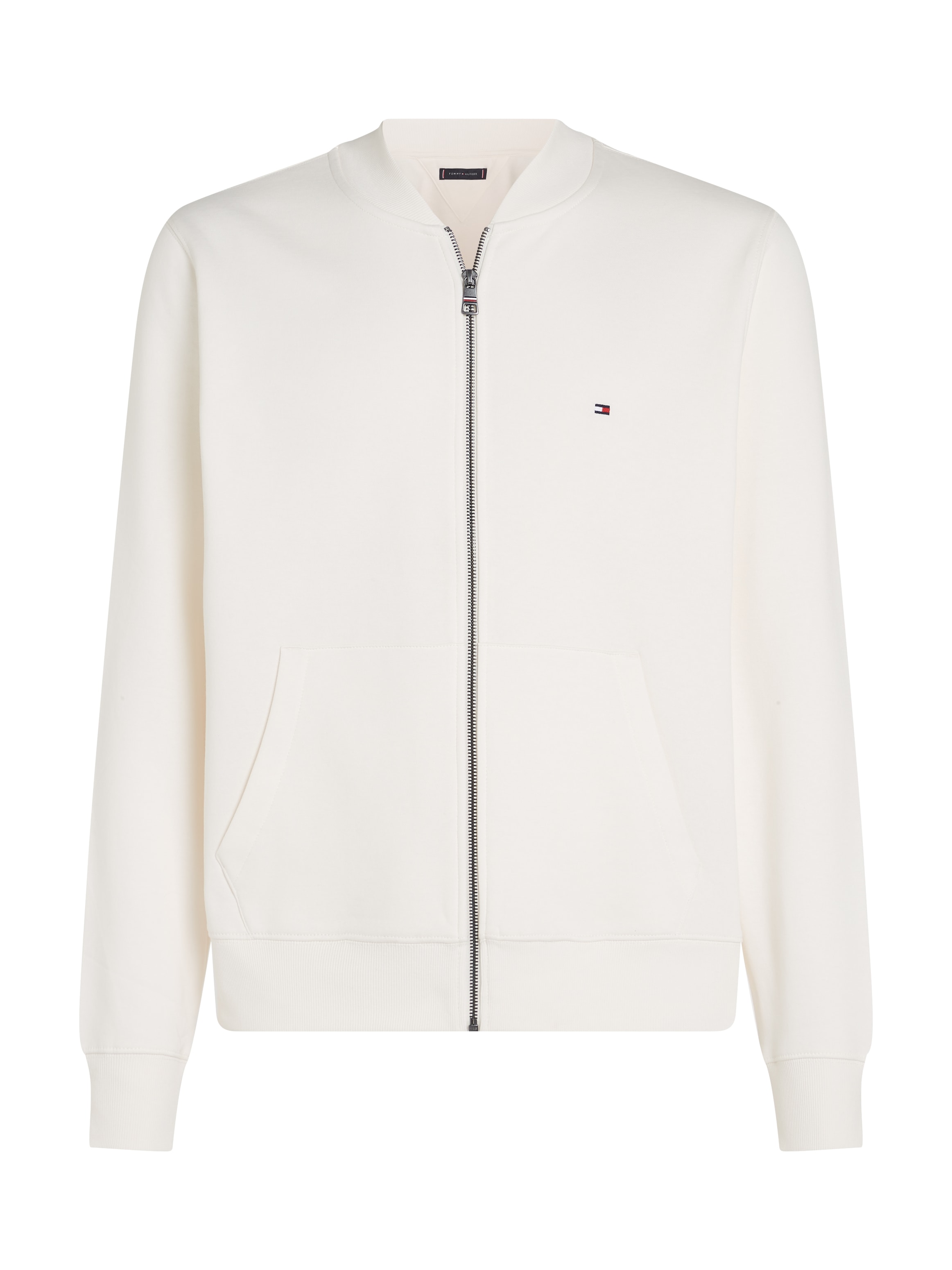 Tommy Hilfiger Sweatjacke »FLAG LOGO BASEBALL ZIP THROUGH«