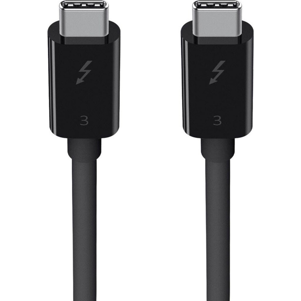 Belkin USB-Kabel »Thunderbolt 3-Kabel USB Type-C 100 W 0,8 m«, USB-C, Thunderbolt, 80 cm