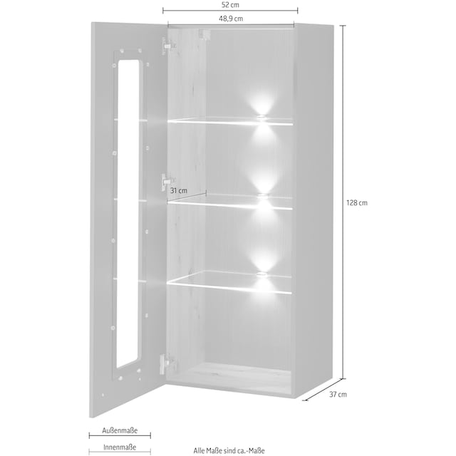 Innostyle Hängevitrine »Loft Two«, mit Soft-Close-Funktion auf Rechnung  bestellen