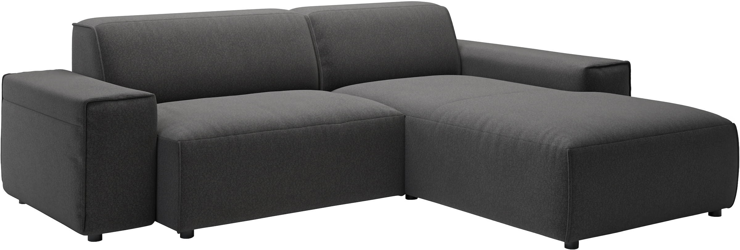 andas Ecksofa »Glimminge L-Form auch in Breitcord, Feincord + Easy care-Bezug,«, Breite 234, Zierkissen