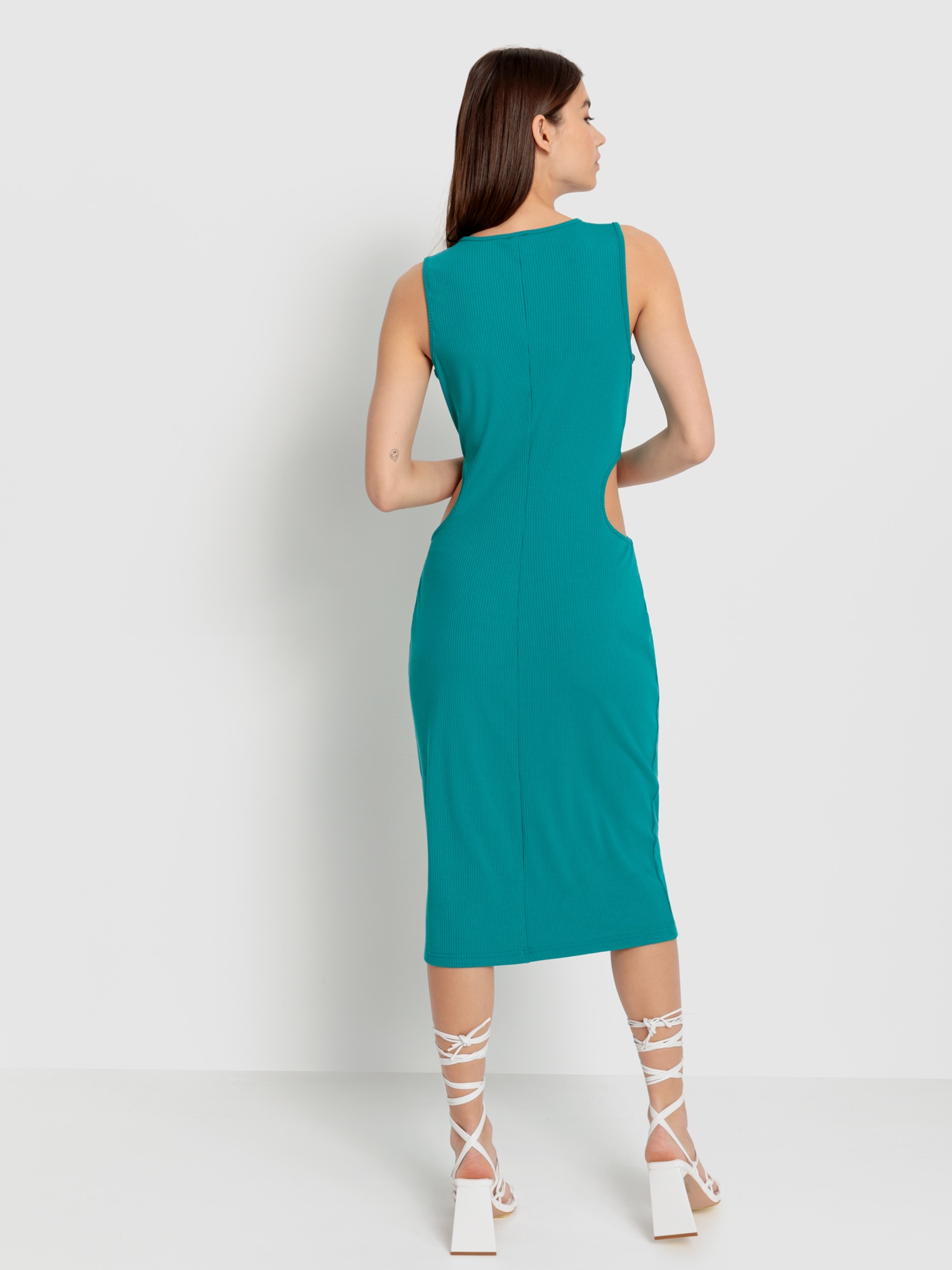 LSCN by LASCANA Midikleid, aus Rippware