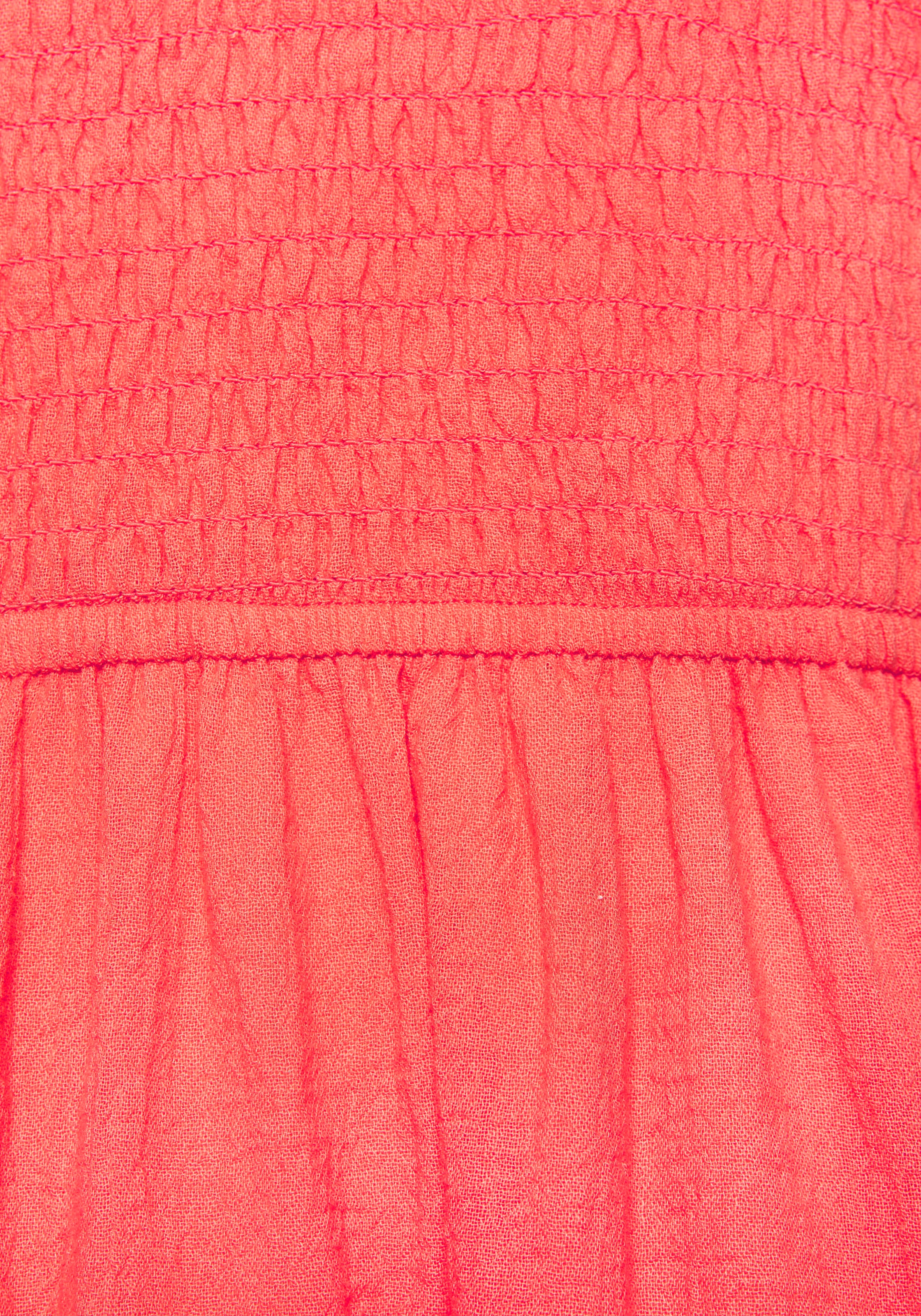 Beachtime Sommerkleid, aus gewebter Baumwolle, leichtes Strandkleid