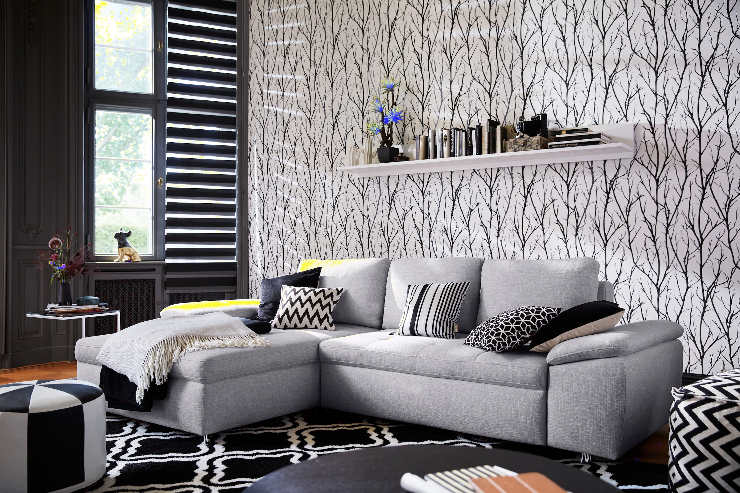 sit&more Ecksofa »Labene L-Form«, wahlweise mit Bettfunktion und Bettkasten, auch als XXL-Variante