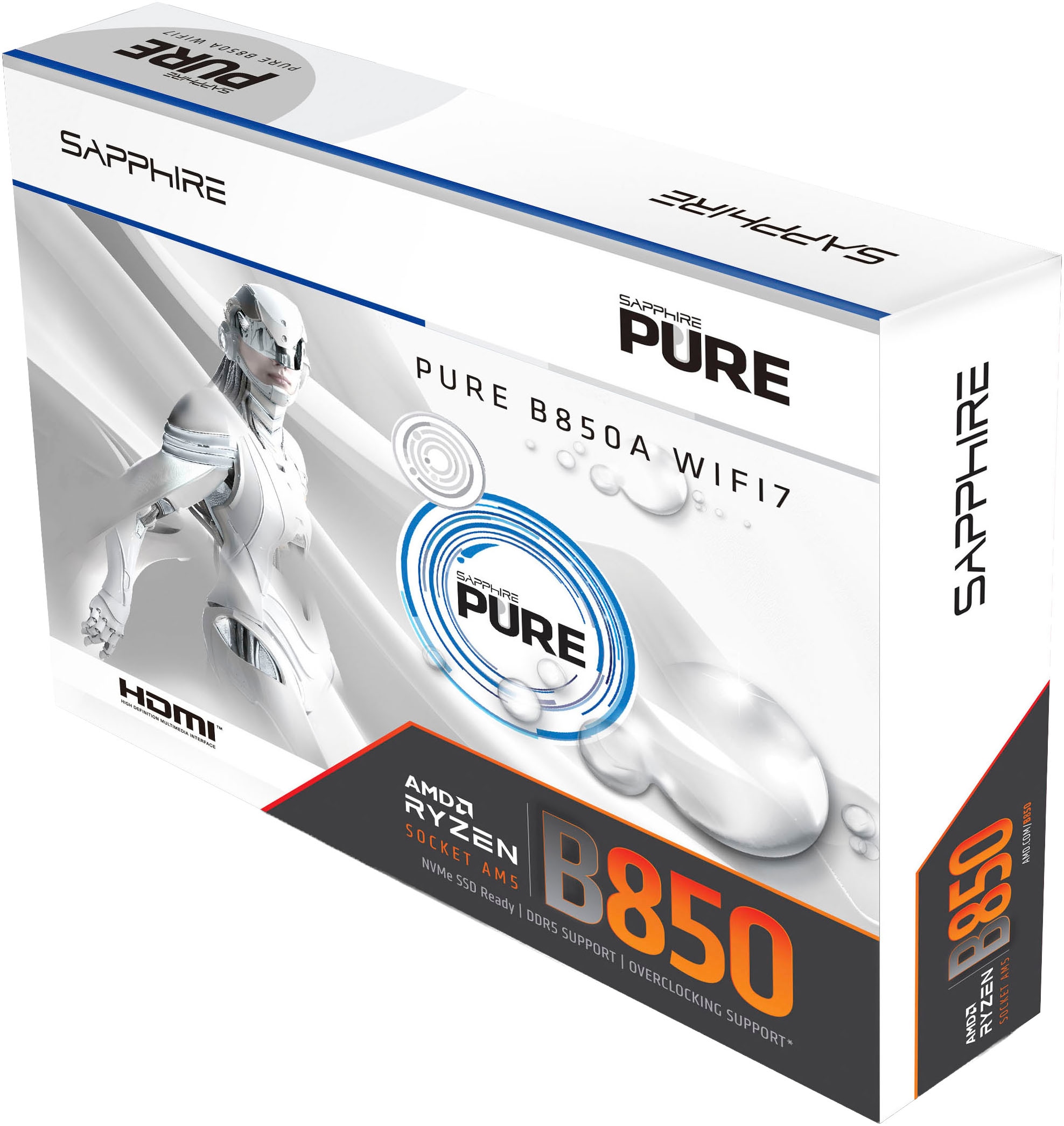 Sapphire Mainboard »PURE B850A WIFI 7«
