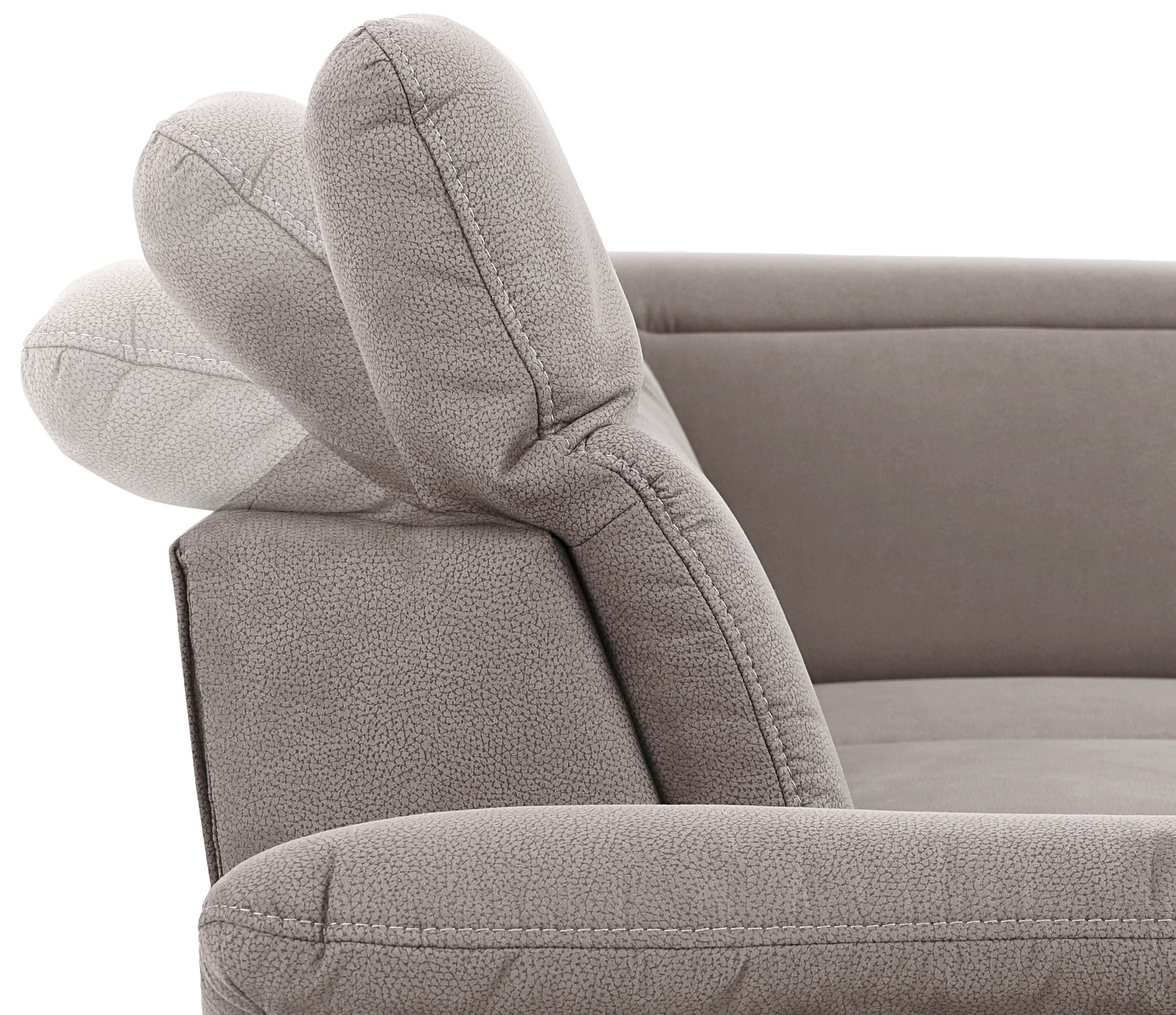 Home affaire Ecksofa »Mauritius L-Form«, mit Ottomane, mit Kopfteil- und Armlehnverstellung