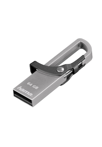 Hama USB-Stick, (USB 2.0), Hook-Style, USB 2.0, 64GB, 15MB/s, Grau kaufen