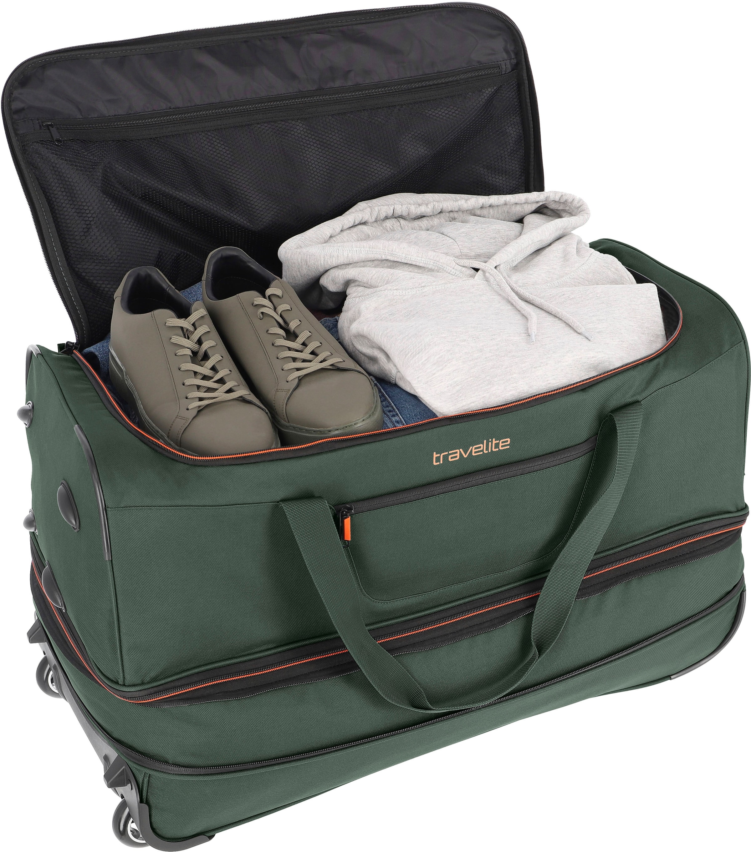 dunkelgrün«, UNIVERSAL travelite Reisetasche kaufen 70 mit | »Basics, cm, Rollen