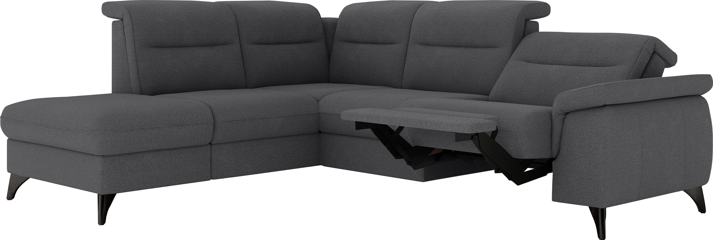 sit&more Ecksofa »Astoria L-Form«, wahlweise mit motorischer Relaxfunktion