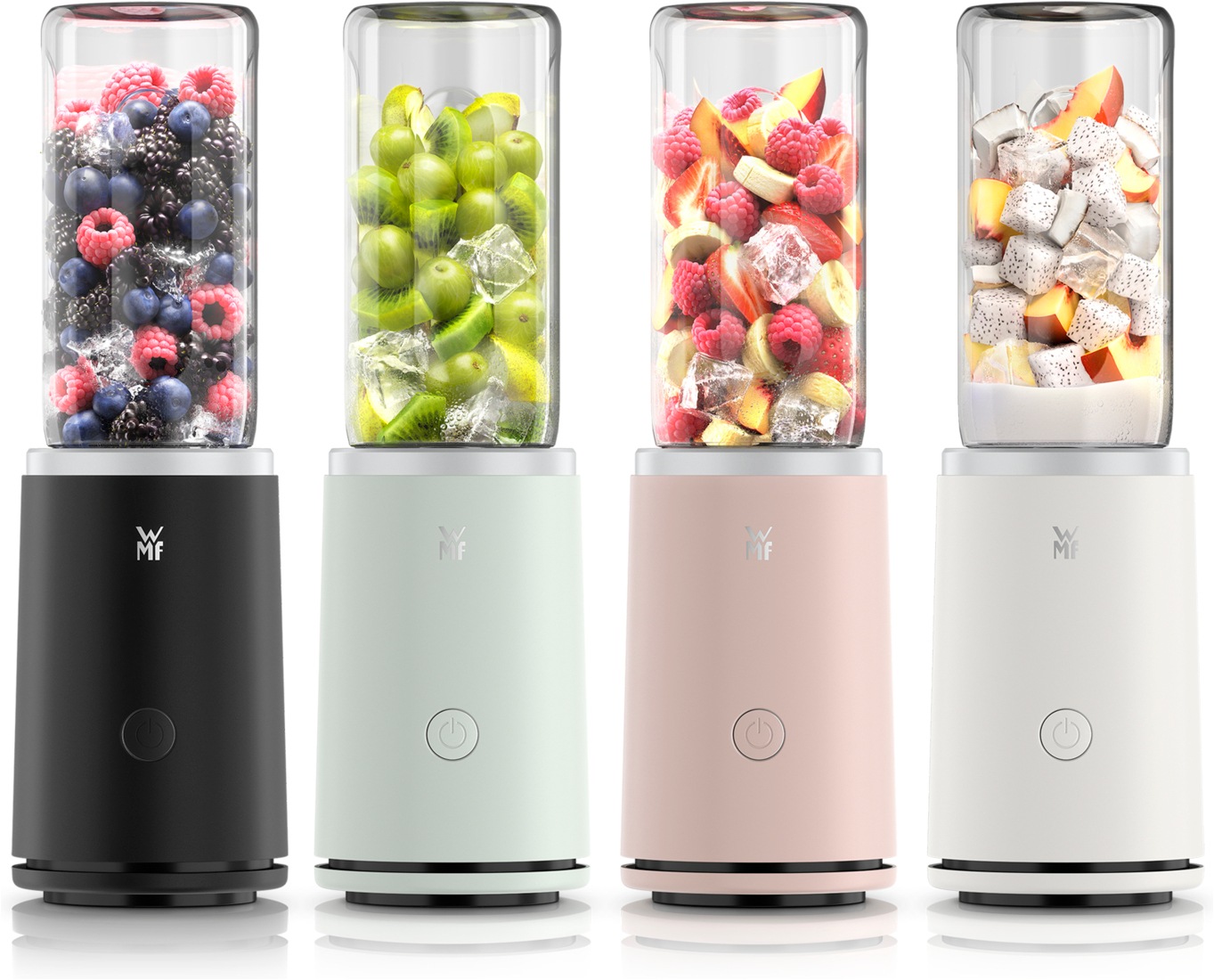 WMF »Mix & Go Touch« 500 W recyceltes Material, auslaufsichere Trinkflasche, Einhandbedienung