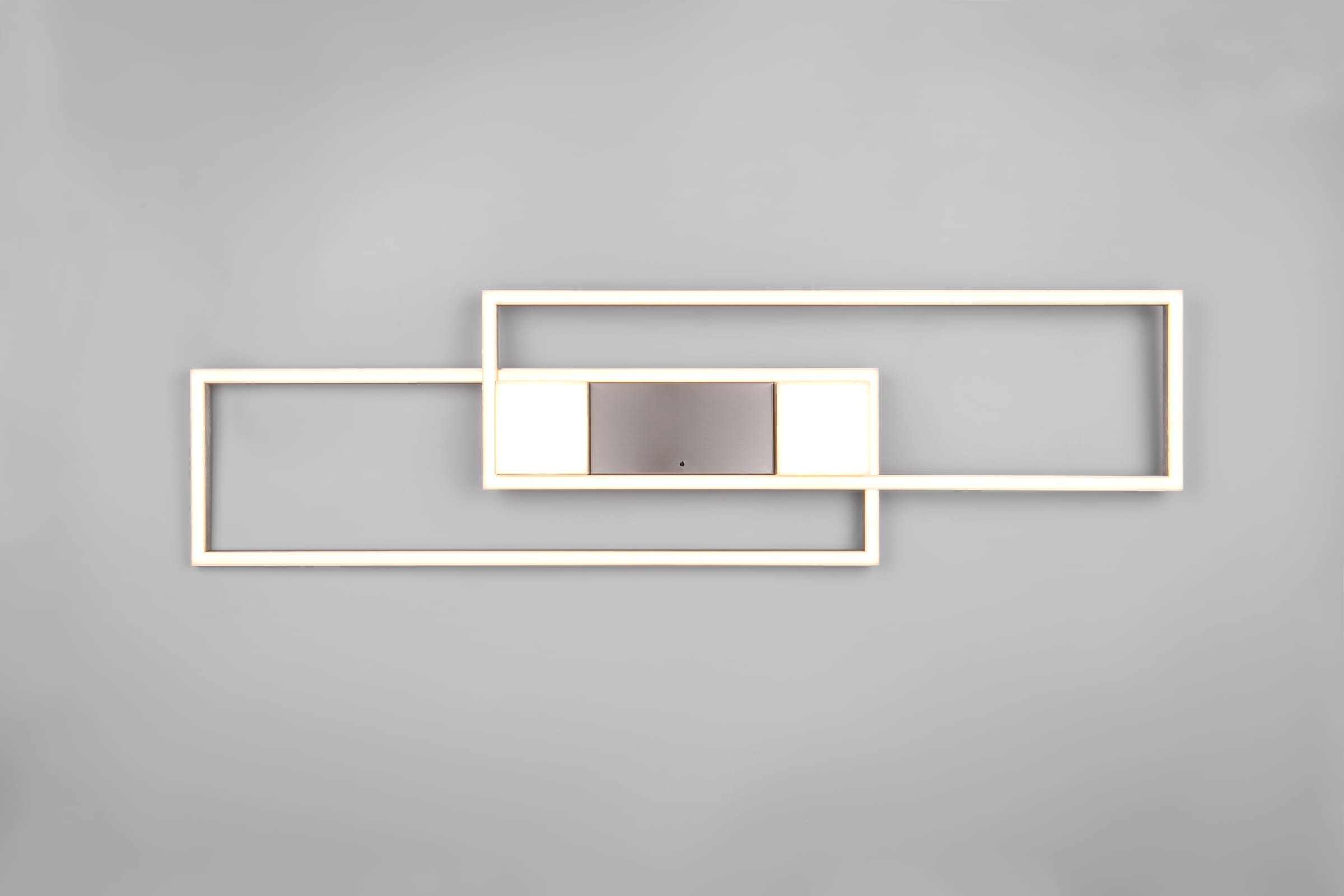 TRIO Leuchten LED Deckenleuchte »ALBANY LED Deckenlampe 37W 4300 Lumen warmweiß bis kaltweiß 2700-6500K« LED-Board 1 Stk. warmweiß - kaltweiß Fernbedienung, Lichtfarbe einstellbar, Memory, Nachtlicht, dimmbar