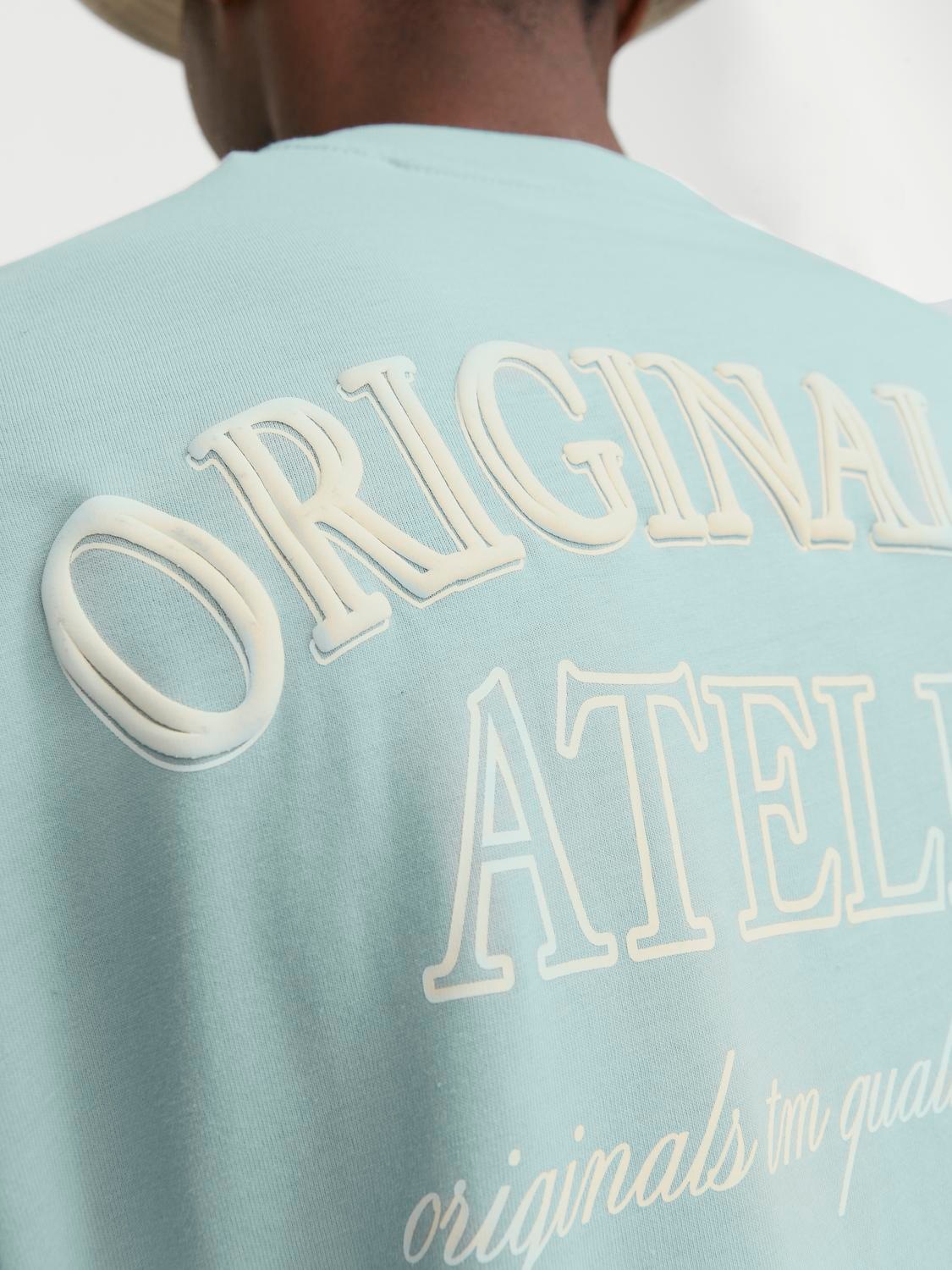 Jack & Jones Oversize-Shirt »JORSANTORINI BACK TEE SS CREW NECK SN«