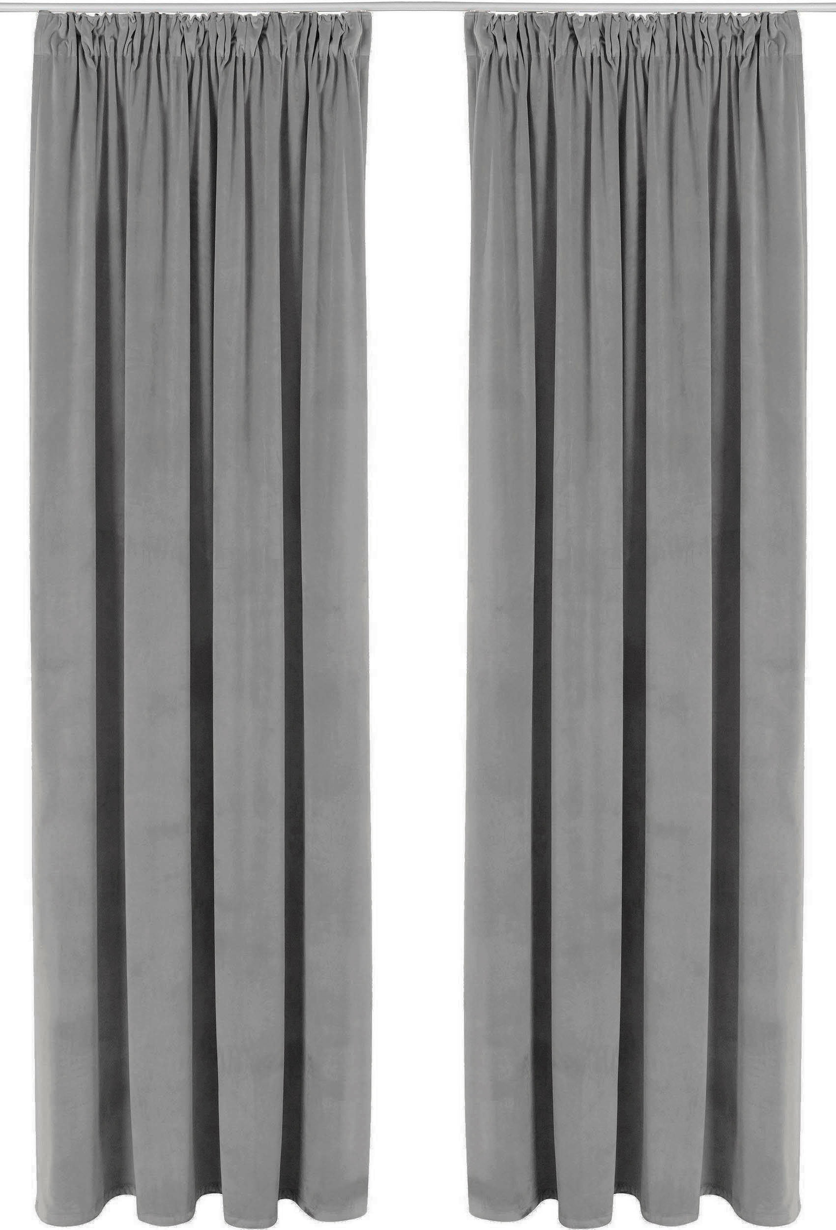 LeGer Home by Lena Gercke Vorhang »Samt Ladina« Multifunktionsband 1 Stk. tlg. blickdicht, gewebt, verschiedene Größen, Bestseller