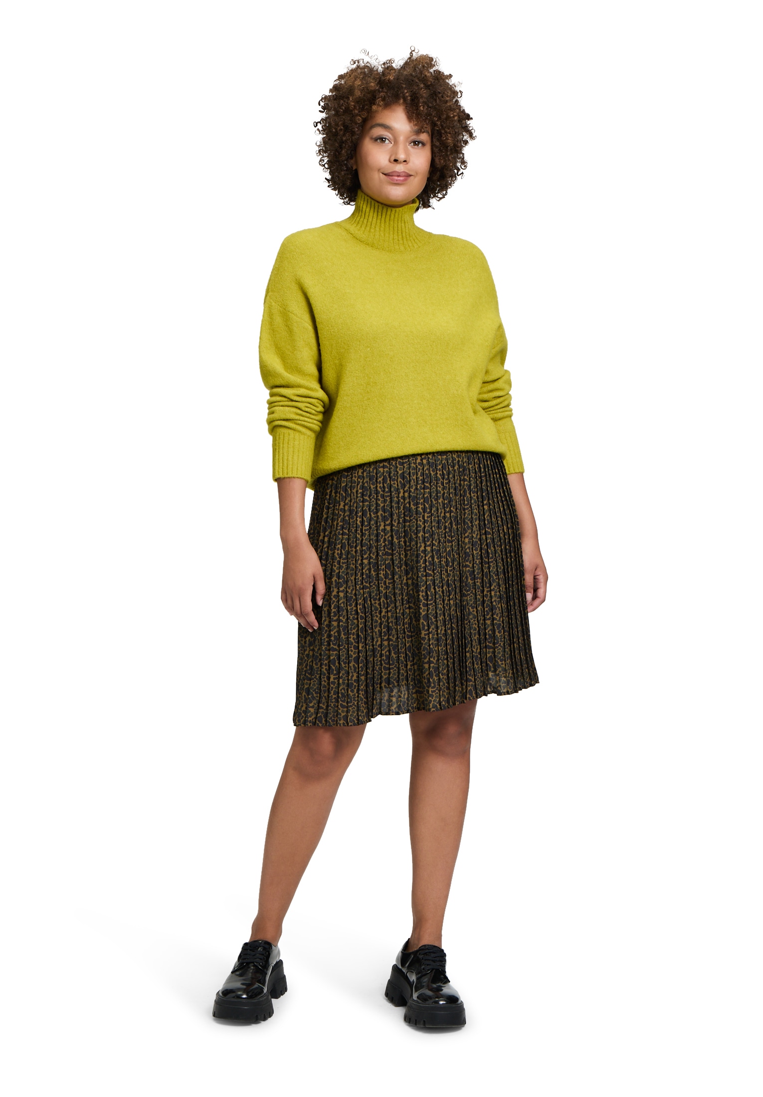 Cartoon Strickpullover »Strickpullover mit Stehkragen«