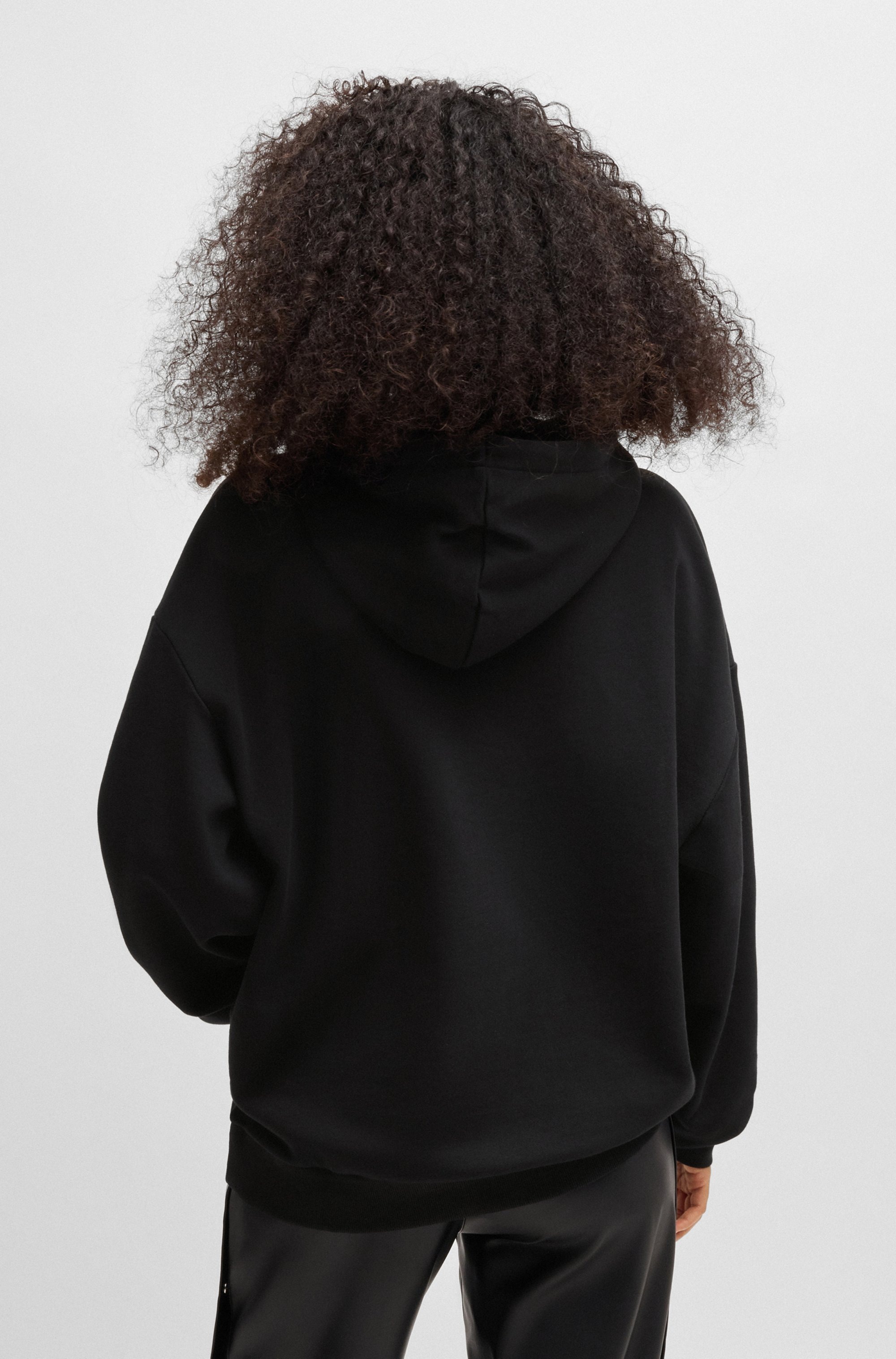 HUGO Blue Kapuzensweatshirt »Nalves«, mit großem Logo-Druck, Unisex
