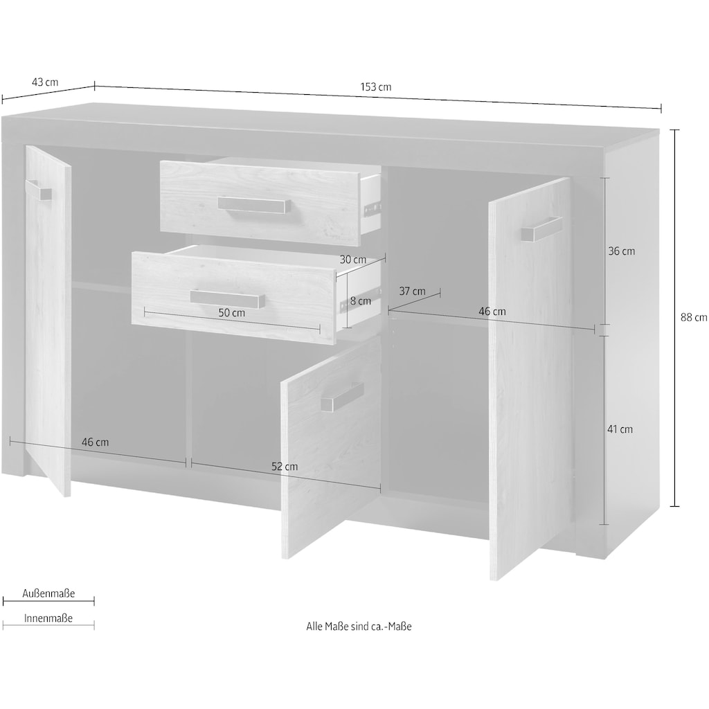 INOSIGN Sideboard »Bruegge«