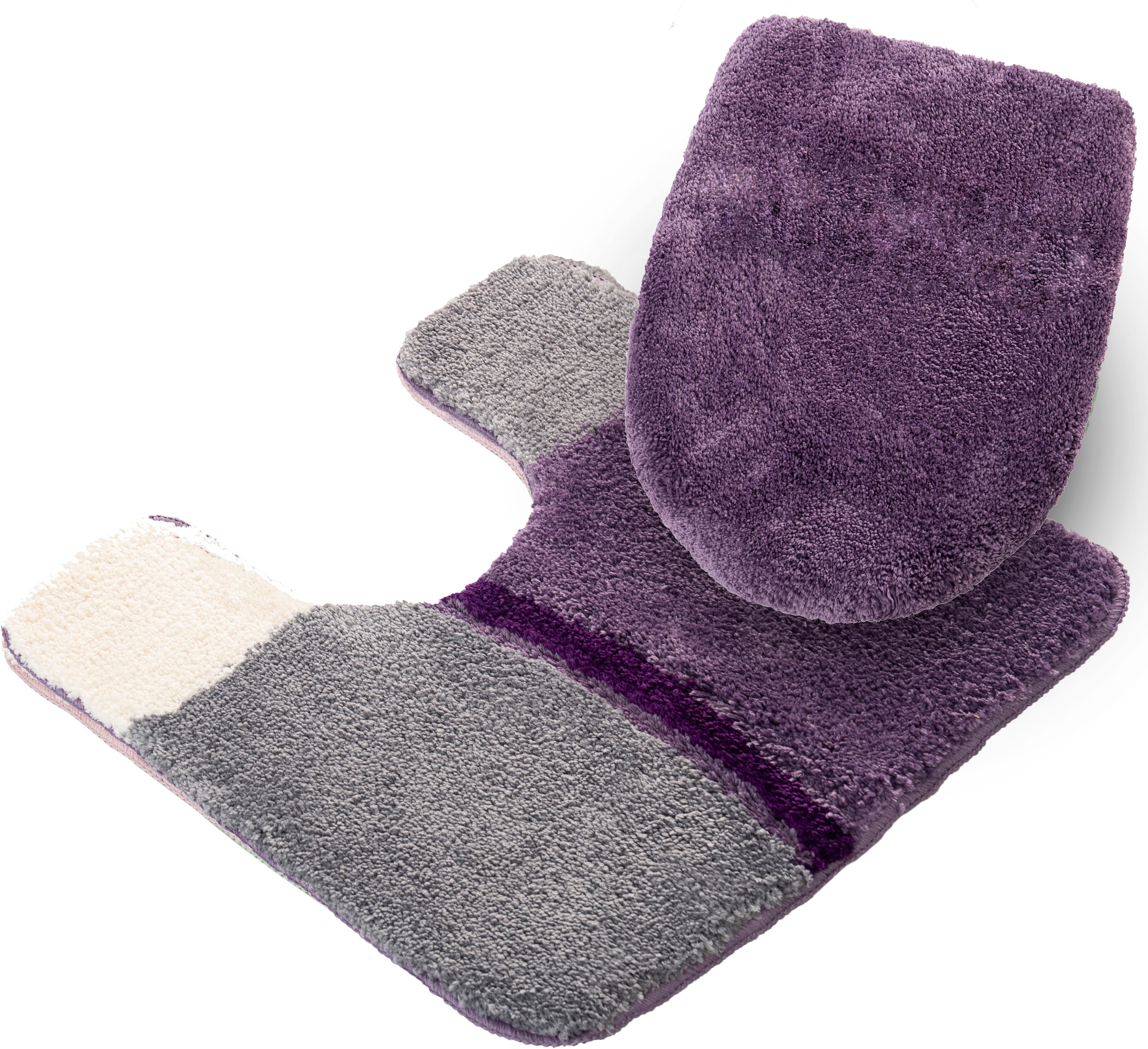 my home Badematte »Belio«, rutschhemmend beschichtet, fußbodenheizungsgeeignet-schnell trocknend-strapazierfähig, Badematte, Badteppich, Badematten auch als 2 tlg. Set erhältlich, bunt