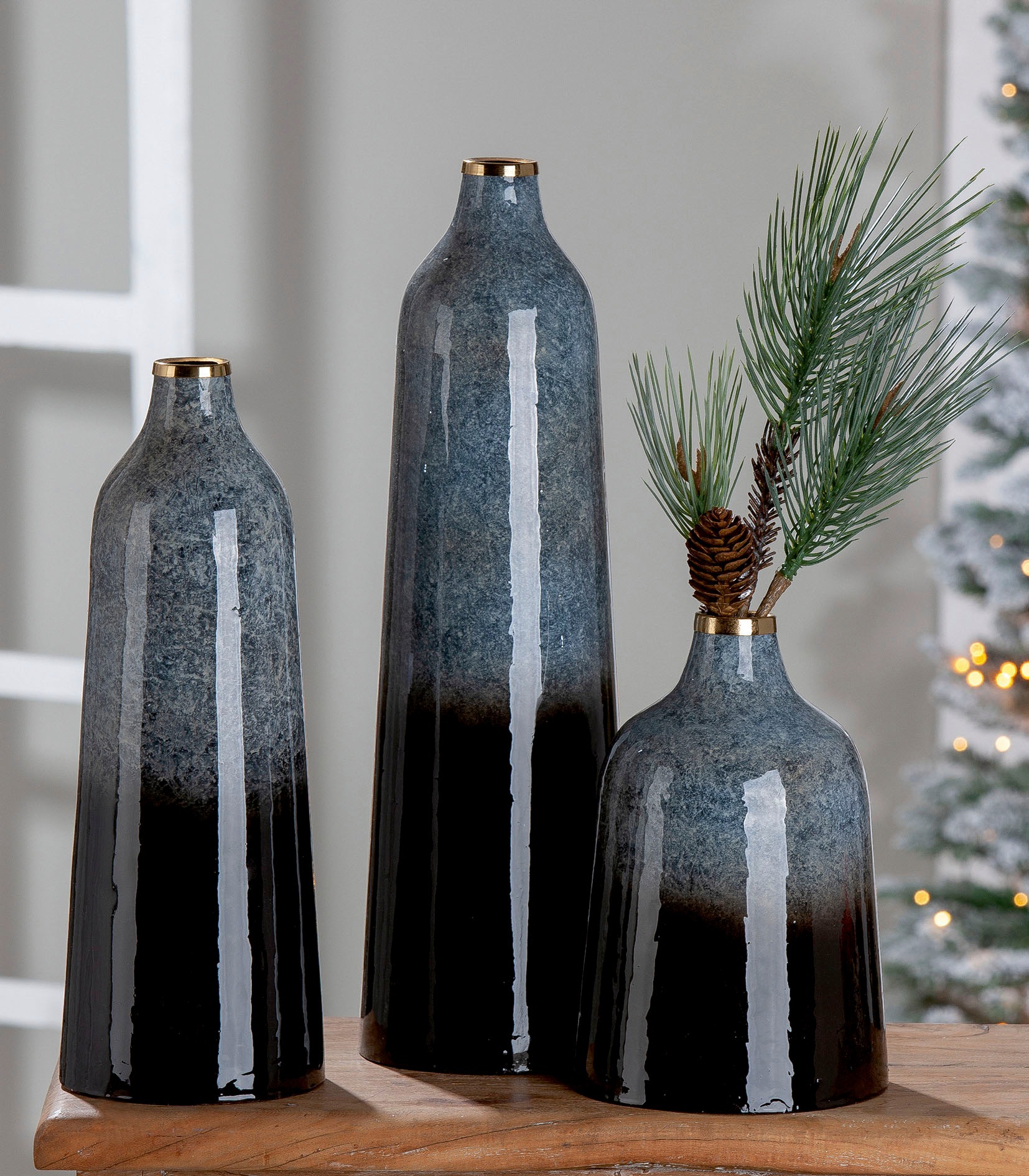 »Laver, Metall, (1 Höhe 40 St.), Dekovase Dekoobjekt cm«, aus dekorative auf Raten GILDE Vase bestellen