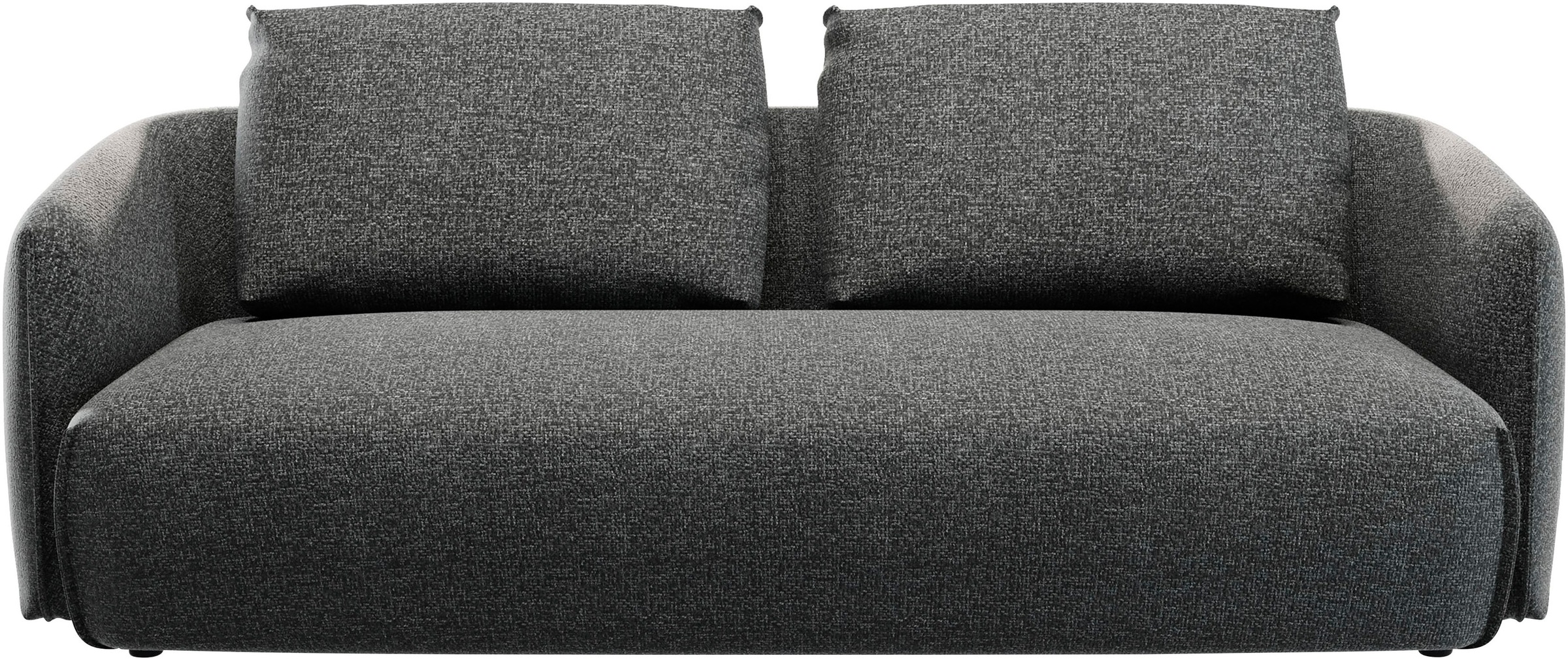 TRENDMANUFAKTUR 3-Sitzer »Shawn Designsofa mit elegant geschwungen Armlehnen, bequem«, organischer Form, mit hochwertigem Bezug