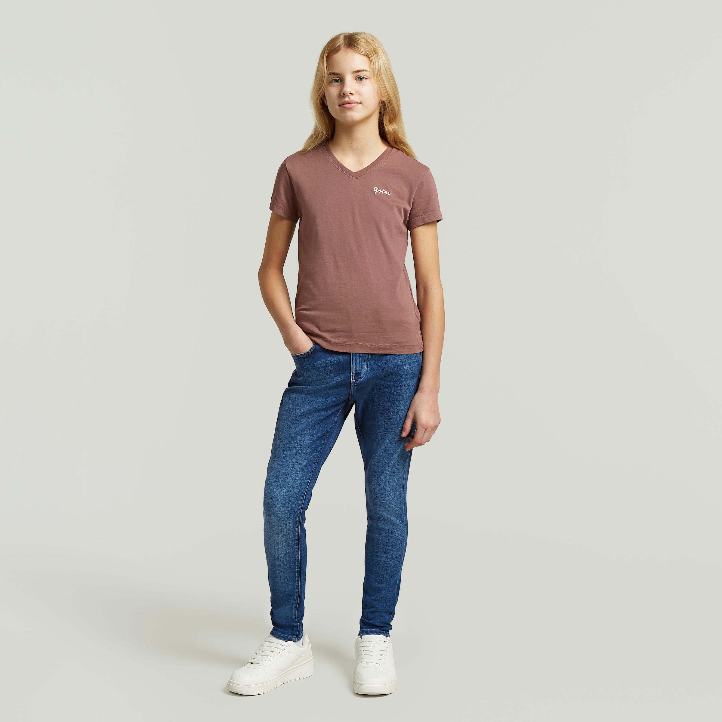 G-STAR »KIDS, 3301 SKINNY G« mit mittelhohem Bund