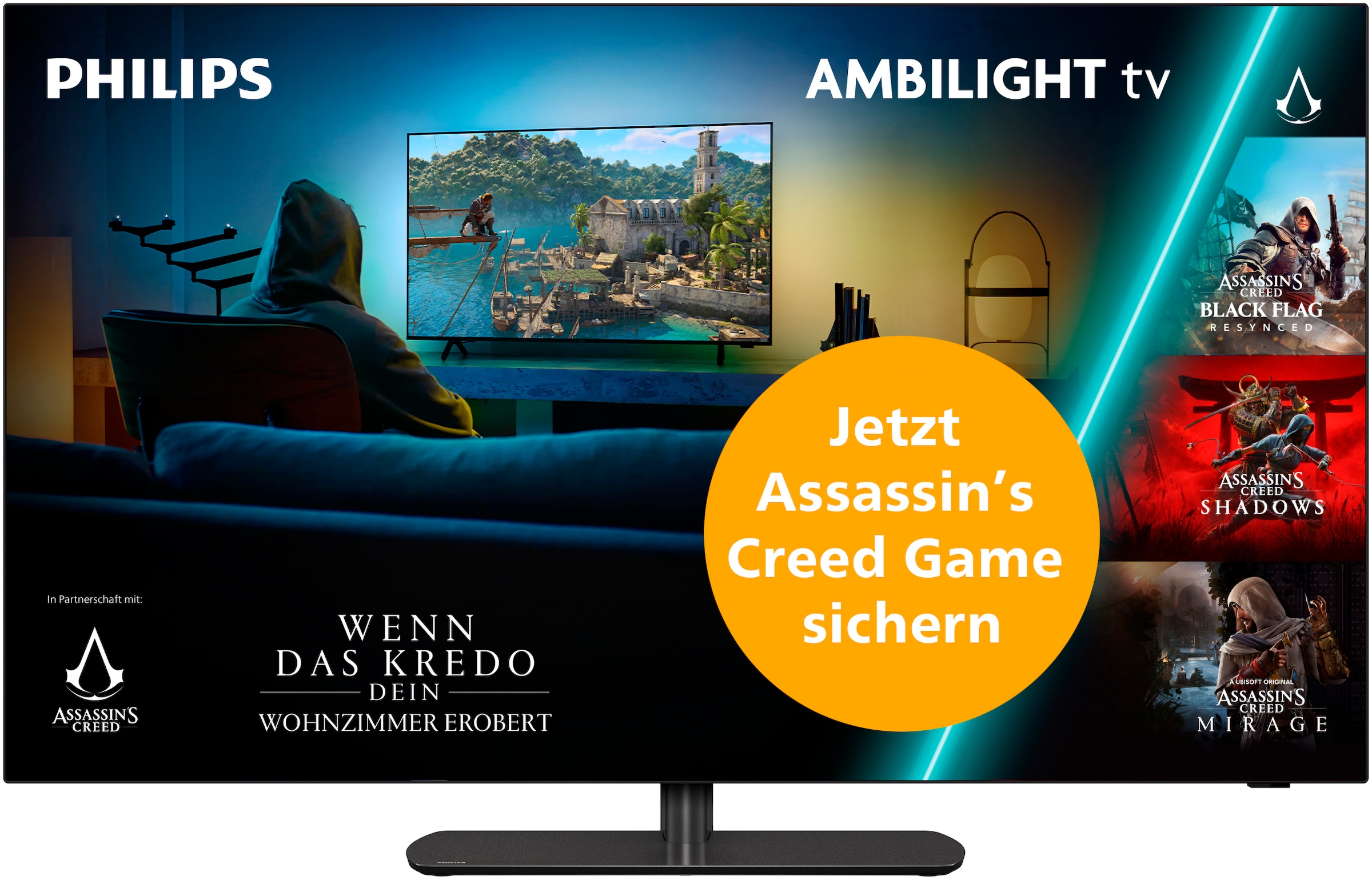 Philips OLED-Fernseher »65OLED811/12« 165 cm/64 ″ Smart-TV