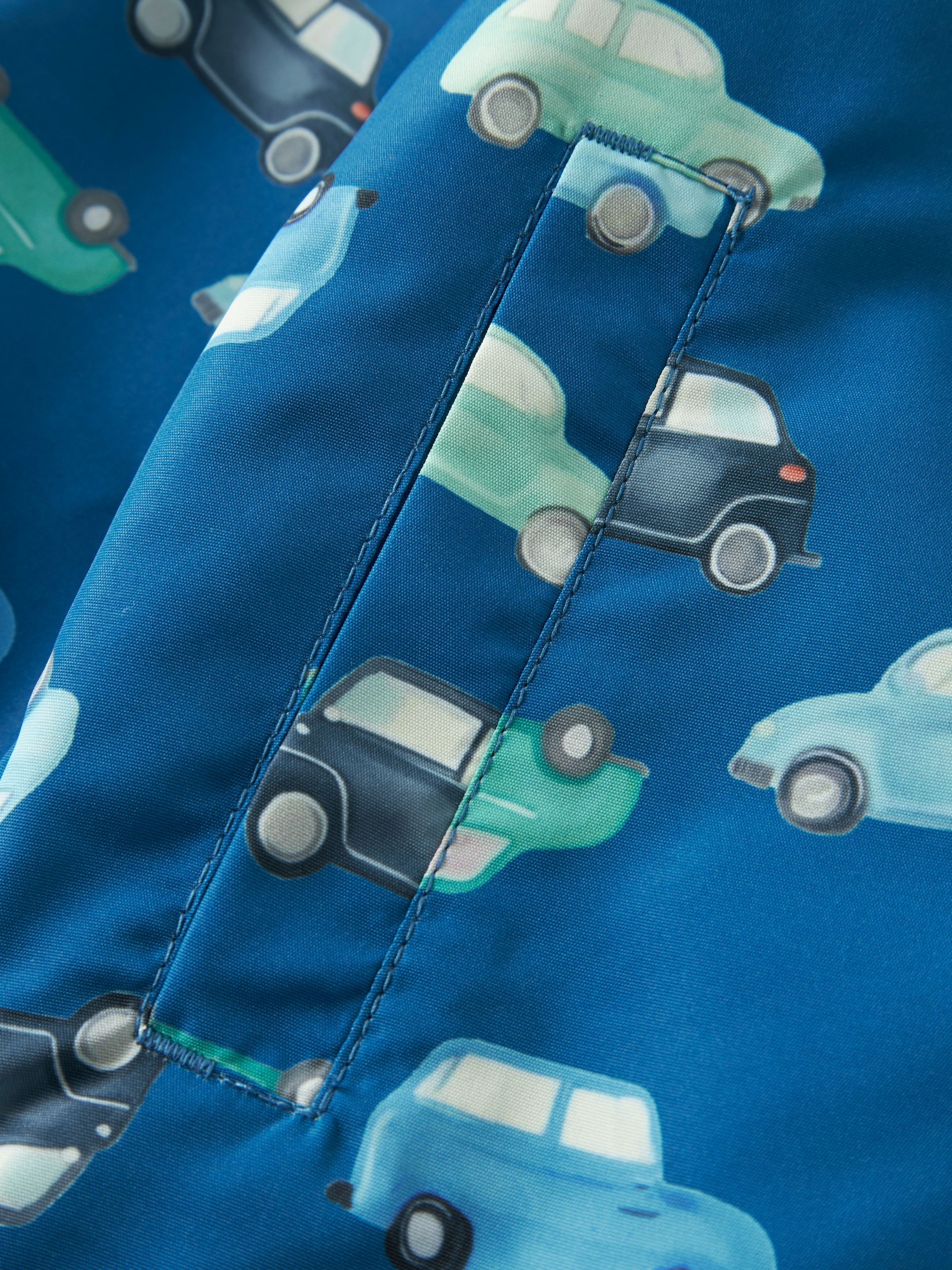 Name It Outdoorjacke »NMMMAX JACKET LI AOP NOOS« mit Kapuze reflektierende Details, wasserabweisend