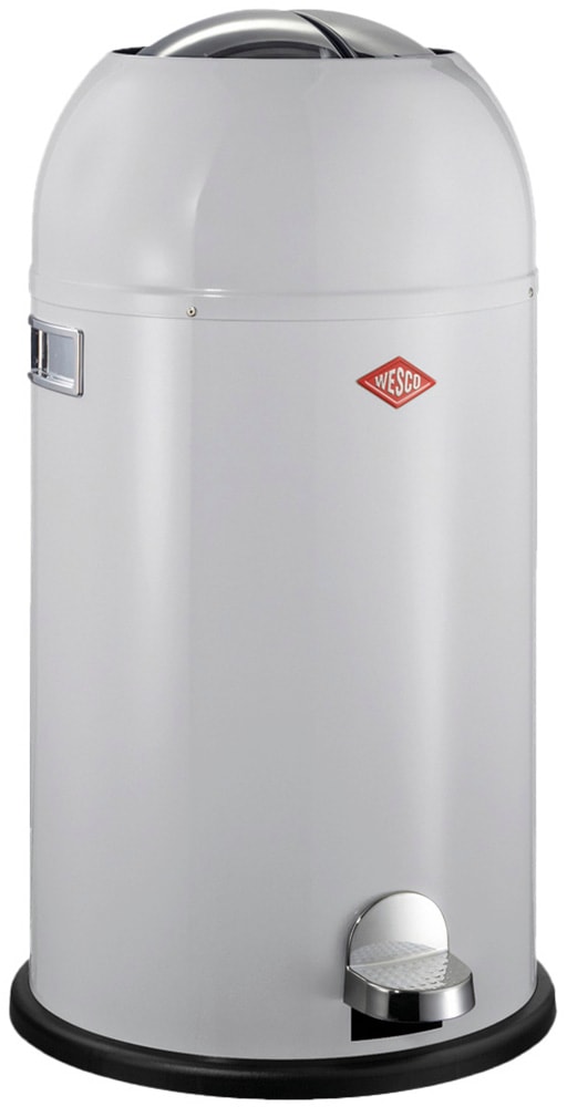 WESCO Mülleimer »Kickmaster Abfallsammler mit Dämpfer« 1 Behälter mit Metalleinsatz, Fußtritt, Klappe, Griff und Bodenring