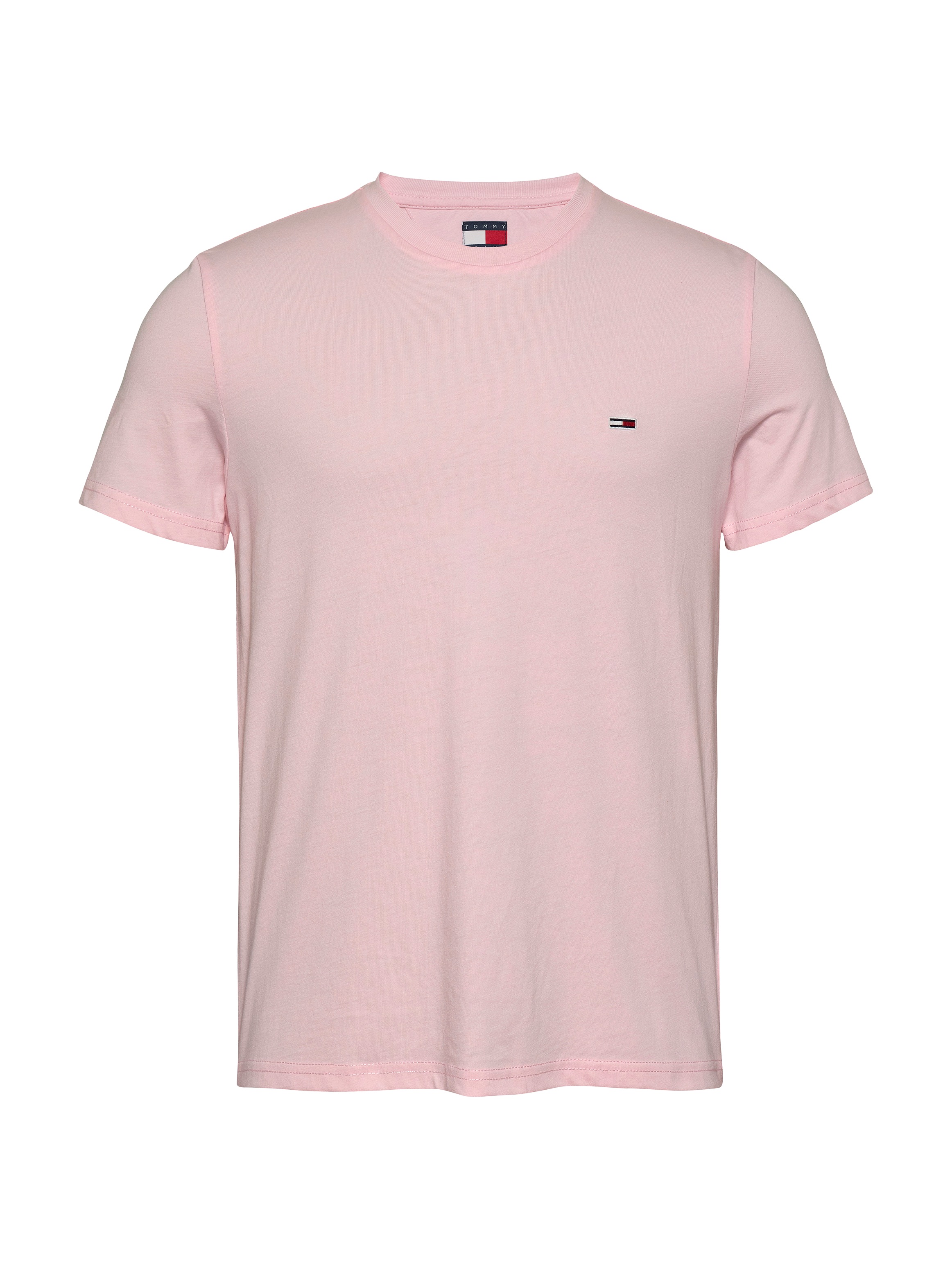 Tommy Jeans T-Shirt »TJM XSLIM JASPE HTR TEE EXT«, Mit Rundhalsausschnitt
