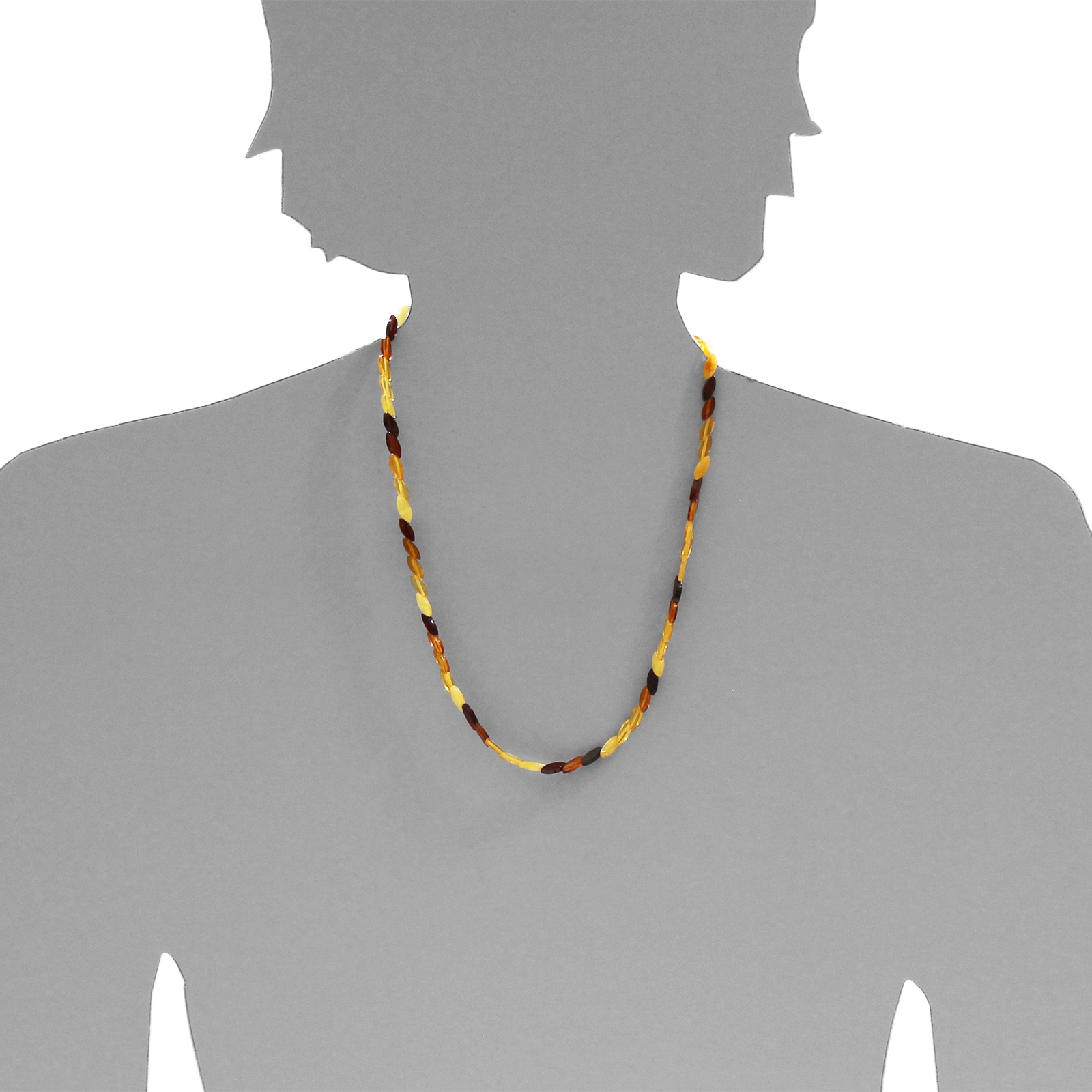 OSTSEE-SCHMUCK Kette ohne Anhänger »- Ude - Bernstein -,«