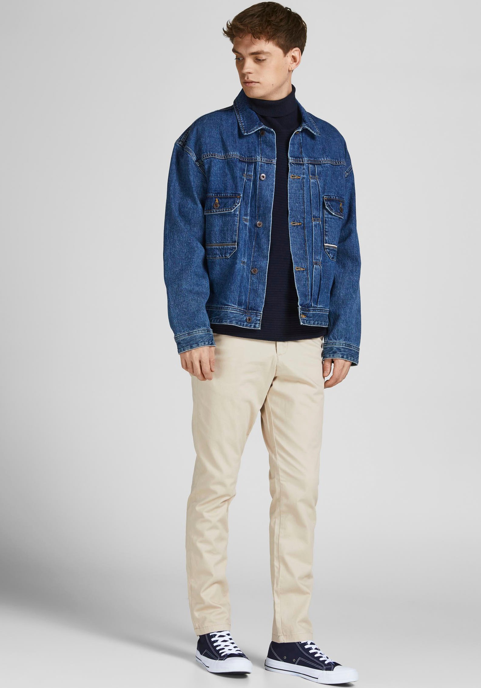 Jack & Jones Chinos »JPSTMARCO mit Stretchkomfort und schmalem Bein«  Baumwollmischung, slim fit