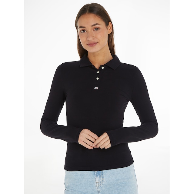 Tommy Jeans bei POLO«, Markenlabel BBY Jeans Tommy »TJW ESSENTIAL mit LS Poloshirt ♕