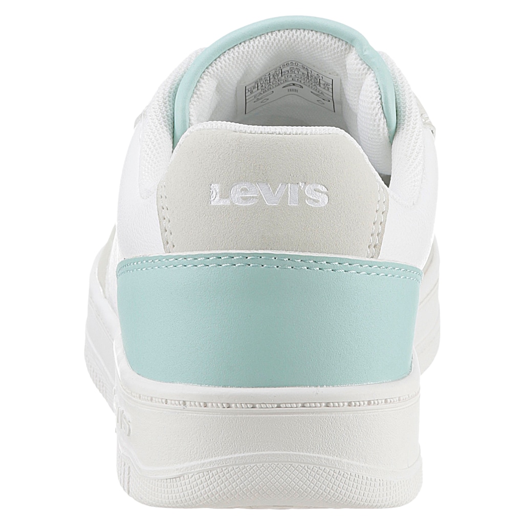 Levi's® Plateausneaker »DRIVE S«, mit Kontrastbesätzen, Freizeitschuh, Halbschuh, Schnürschuh