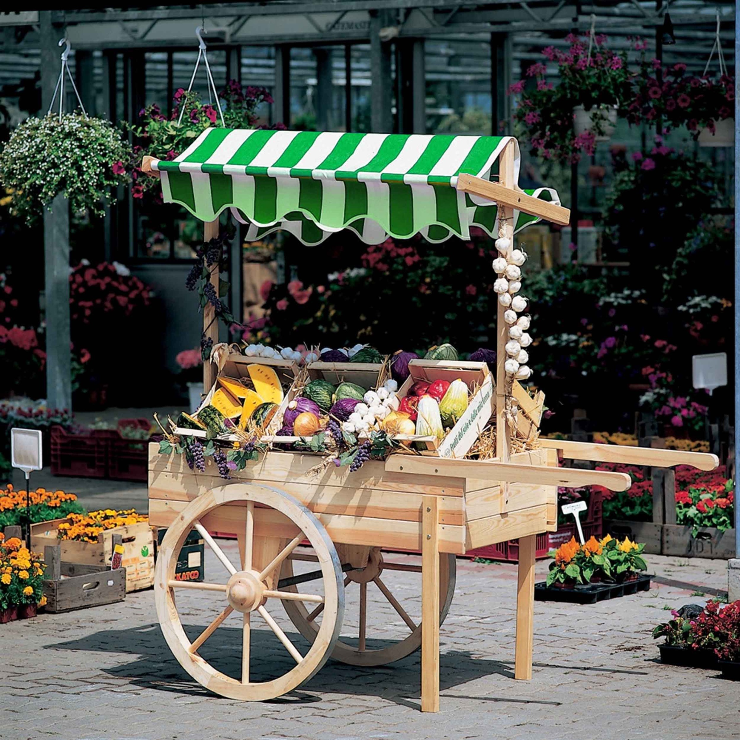 promadino Transportkarren »Marktwagen«, B/T/H: 173/82/187 cm