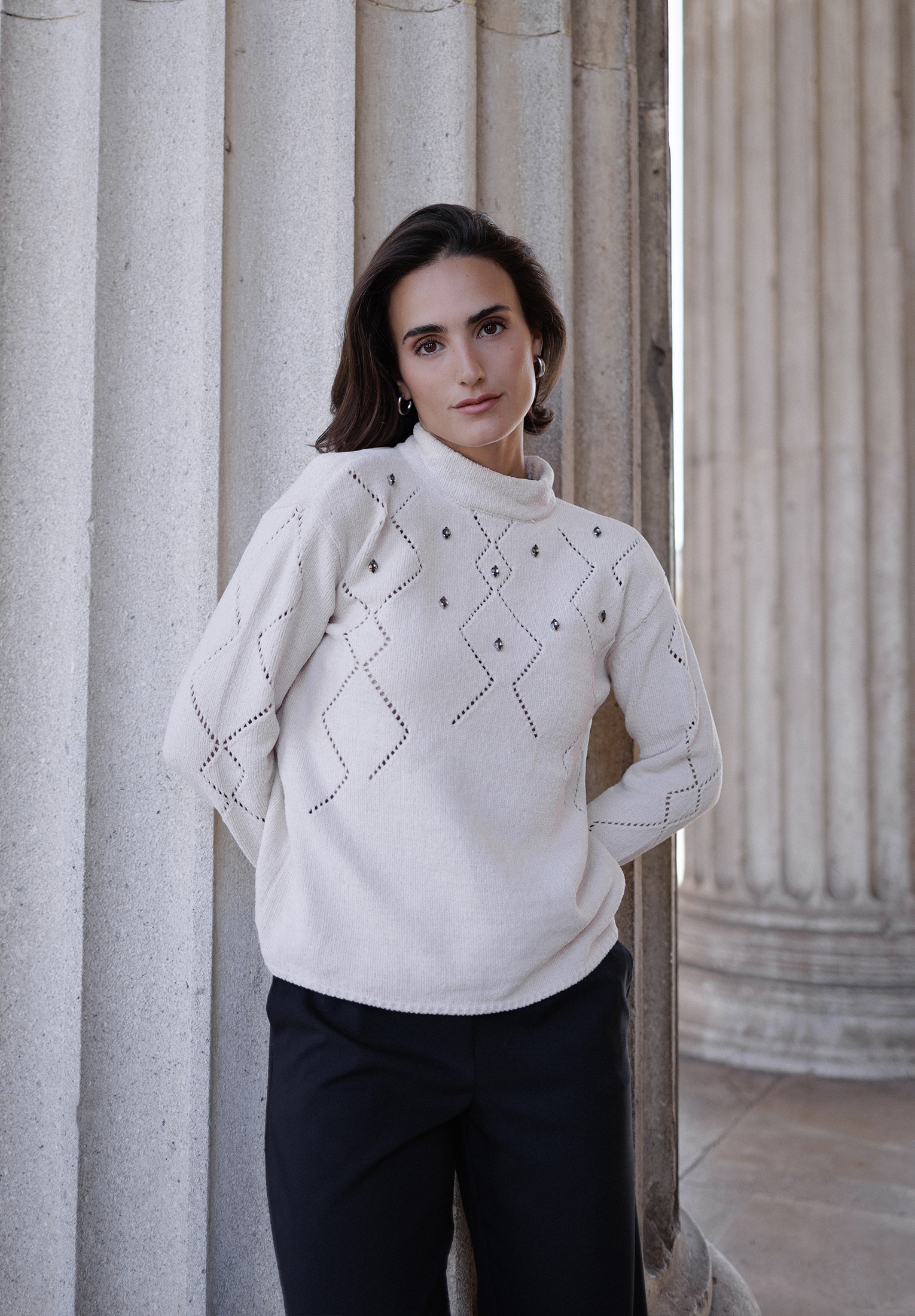 Betty Barclay Strickpullover »Strickpullover mit Schmucksteinen«