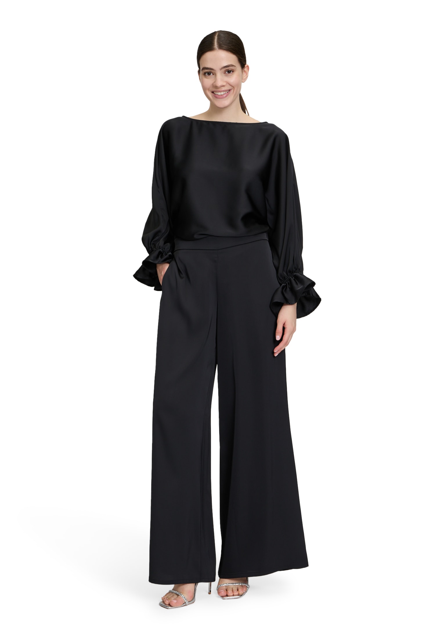Vera Mont Satinbluse »Satin-Bluse mit Fledermausärmeln«