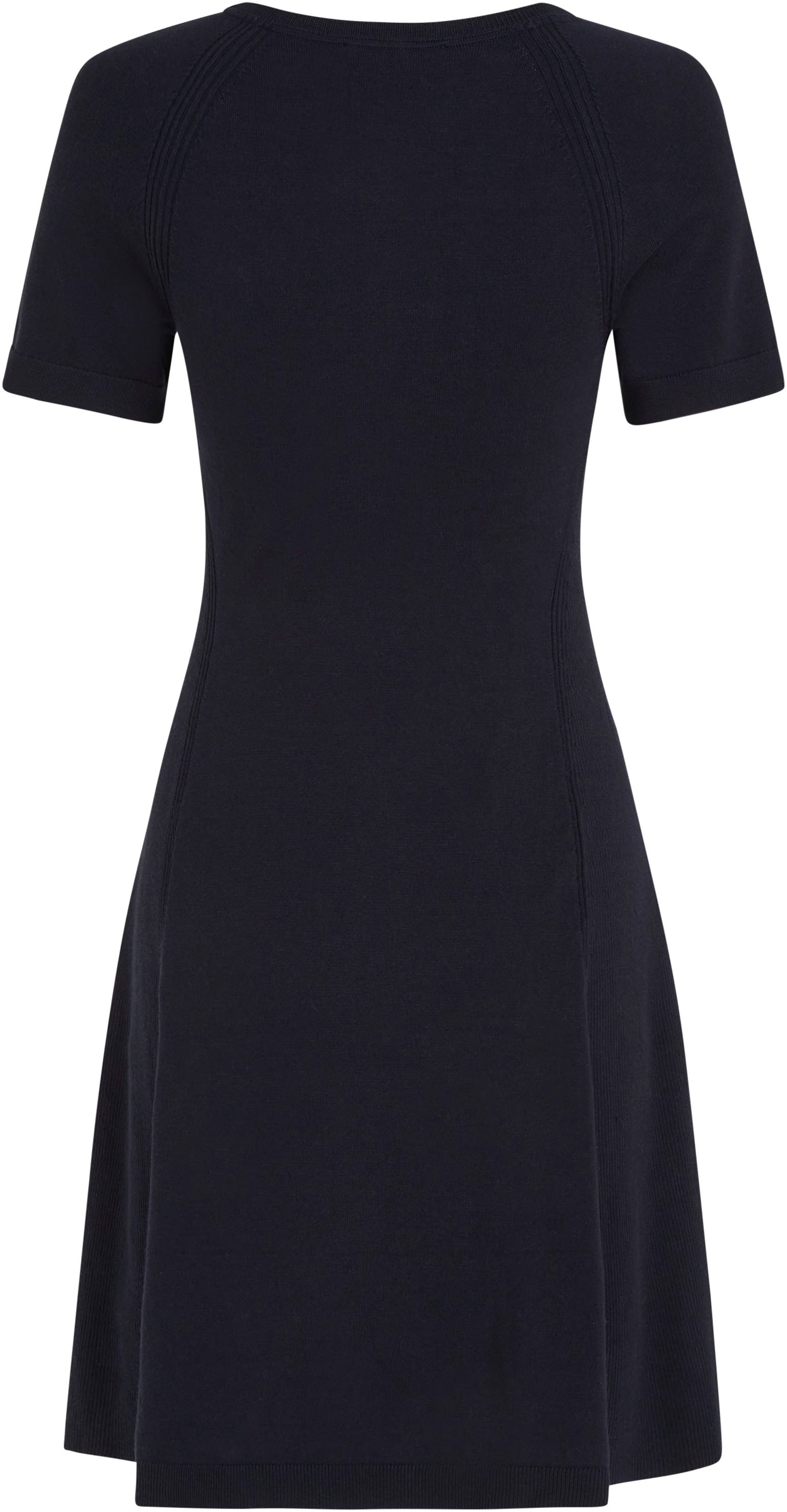 Tommy Hilfiger Jerseykleid »CO JERSEY STITCH F&F DRESS«, mit Logostickerei auf der Brust