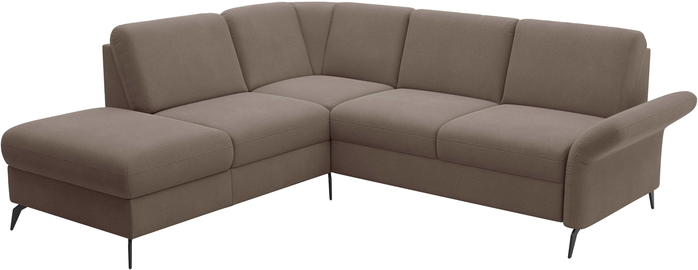 Home affaire Ecksofa »Rochelle«, optional: Armteilverstellung, klappbar, Bettkasen