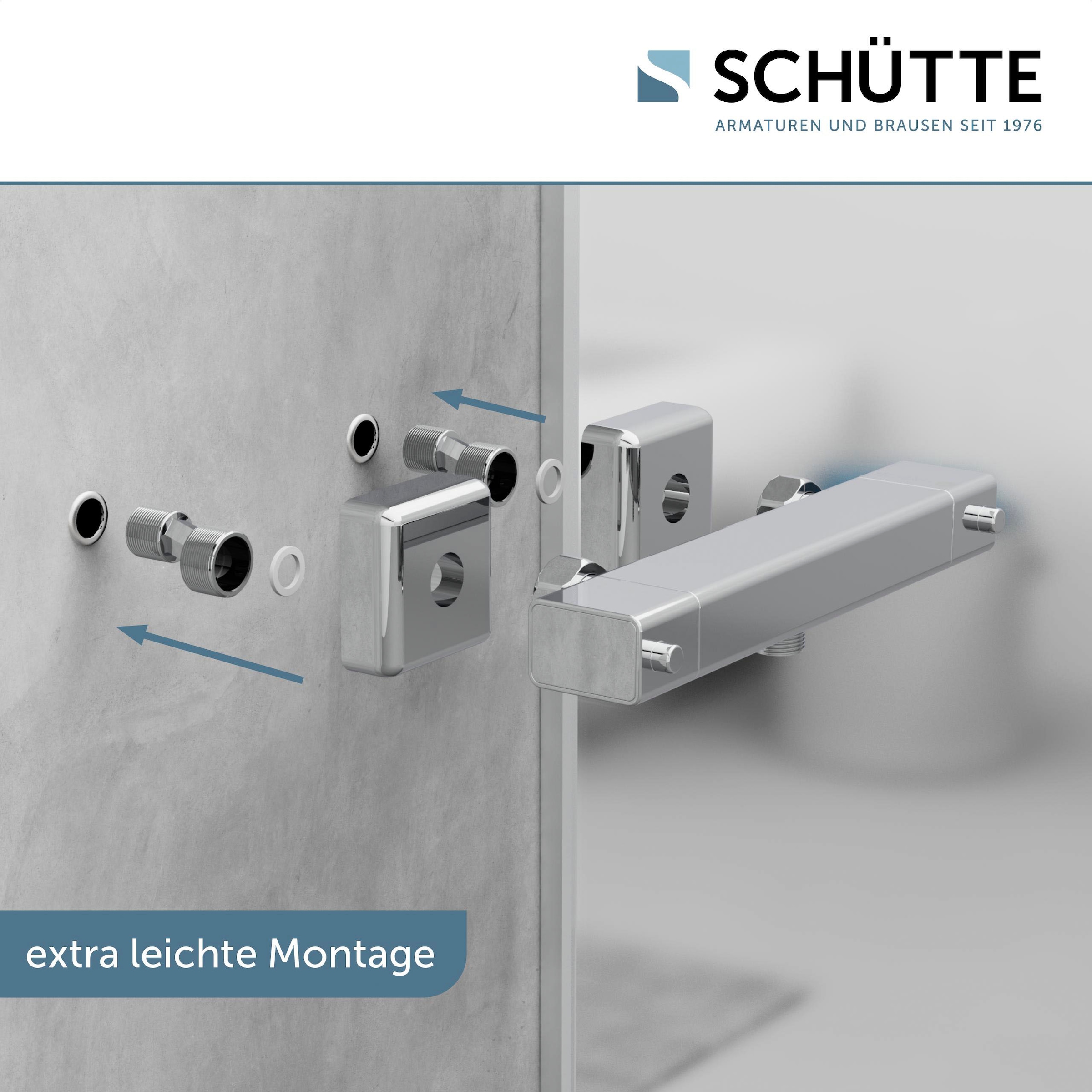 Schütte Duscharmatur »Signo«, mit Thermostat, Mischbatterie Dusche, Duschthermostat in Chrom