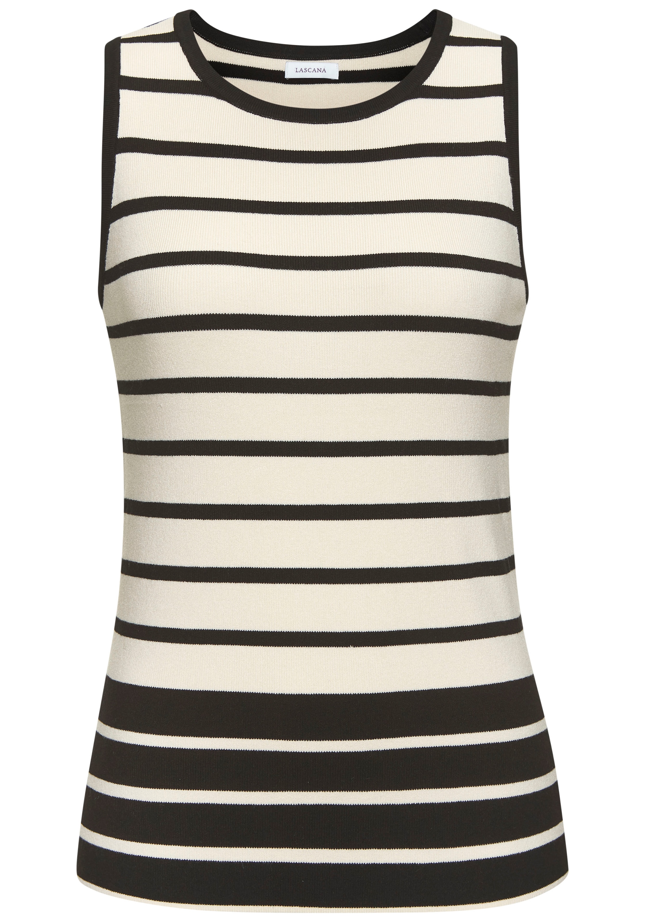 LASCANA Stricktop mit Streifen